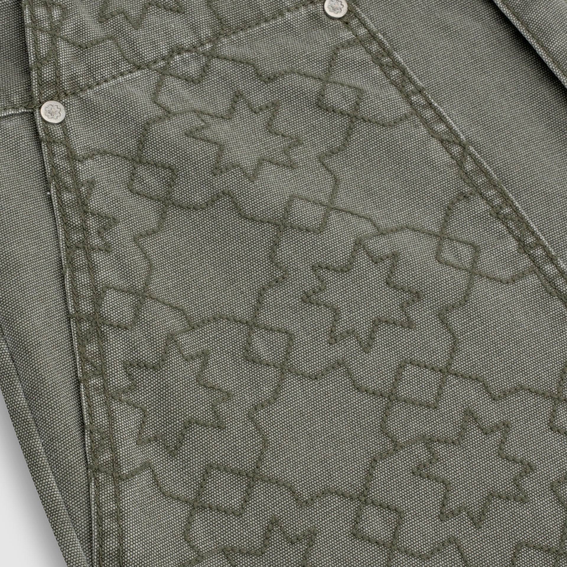 Monoic Wide Fit Chore Pants 'Verde Oliva'