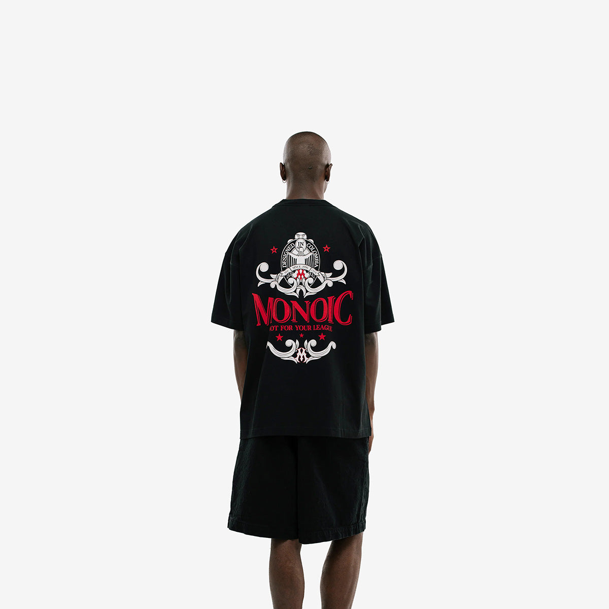 Monoic Camiseta Oversized Not For Your League 'Negro'