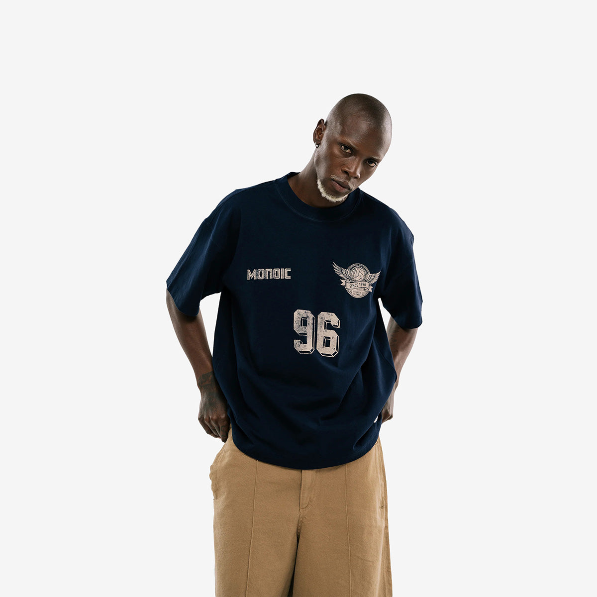 Monoic Camiseta Oversized Retro Dream Team 'Navy Blue'