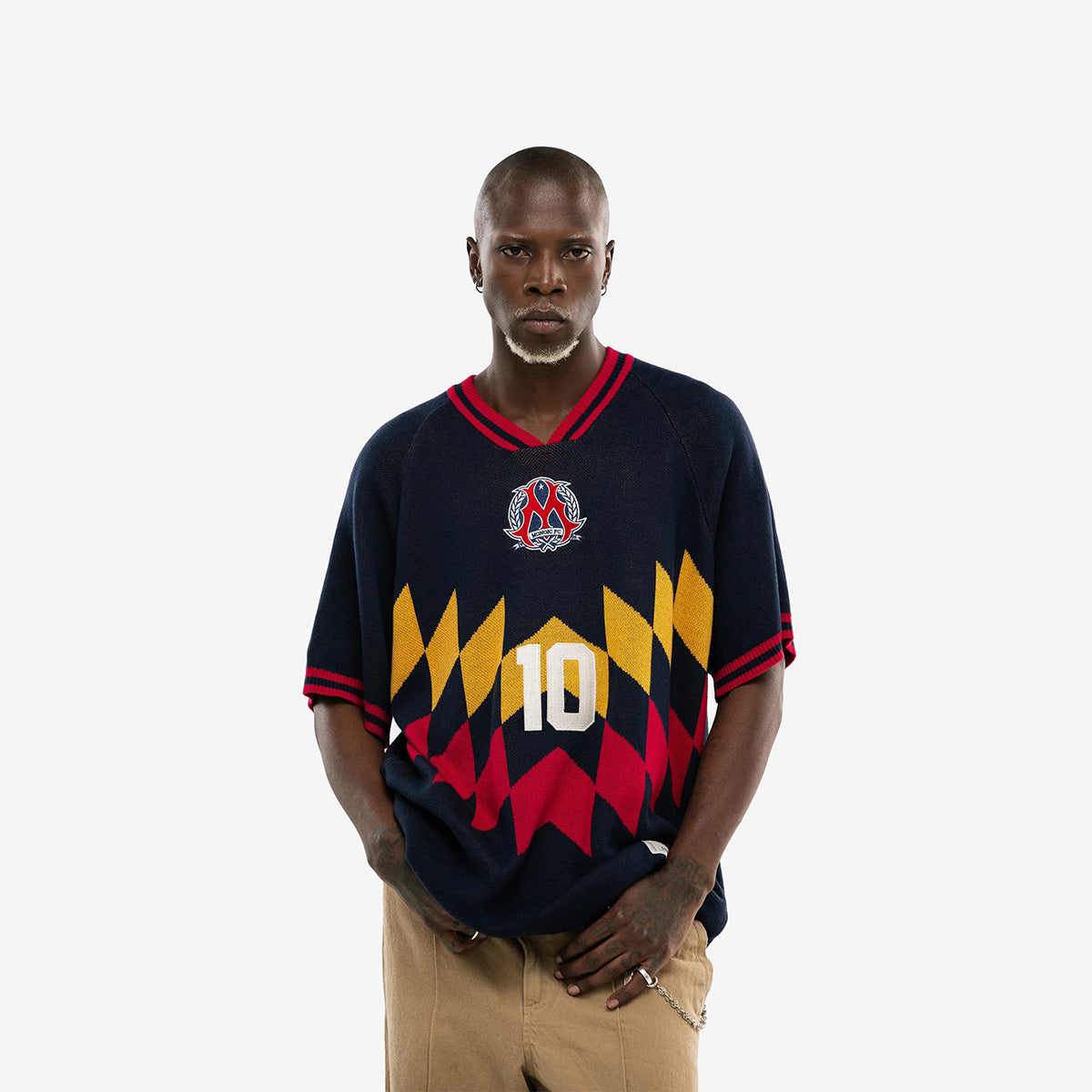 Monoic Fútbol Jersey Knit Manga Corta 'Navy Blue'