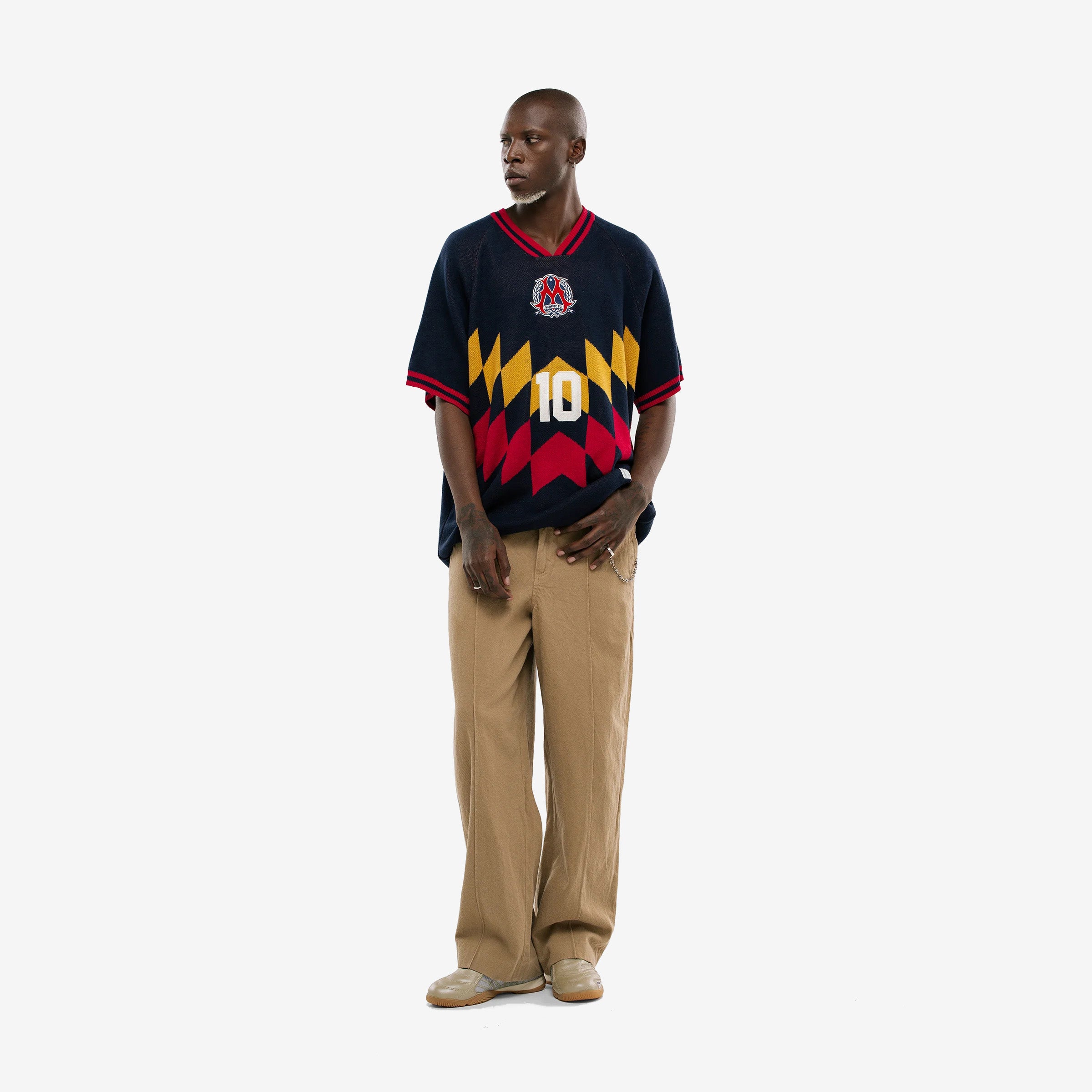 Monoic Fútbol Jersey Knit Manga Corta 'Navy Blue'