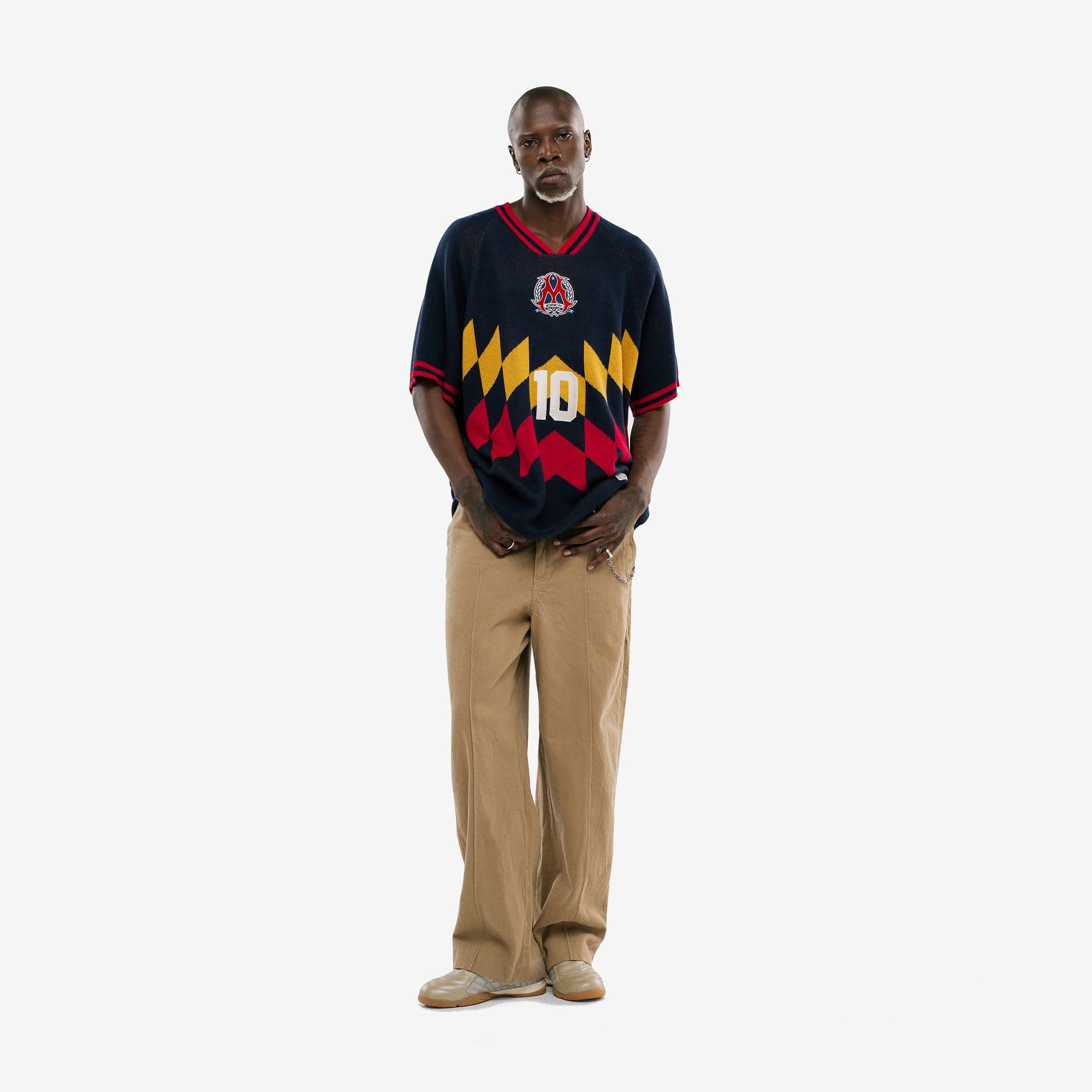 Monoic Fútbol Jersey Knit Manga Corta 'Navy Blue'
