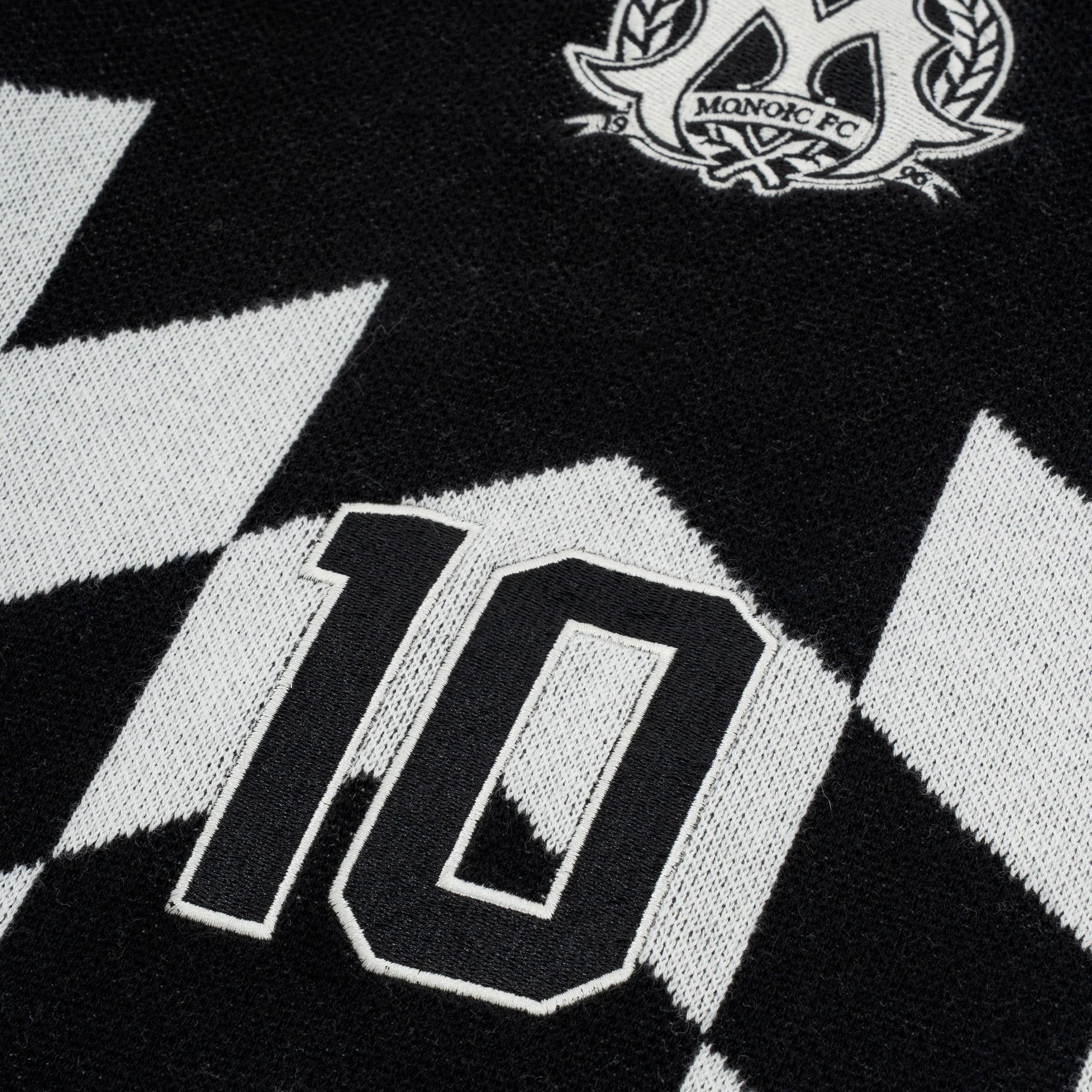Monoic Fútbol Jersey Knit Manga Larga 'Negro'
