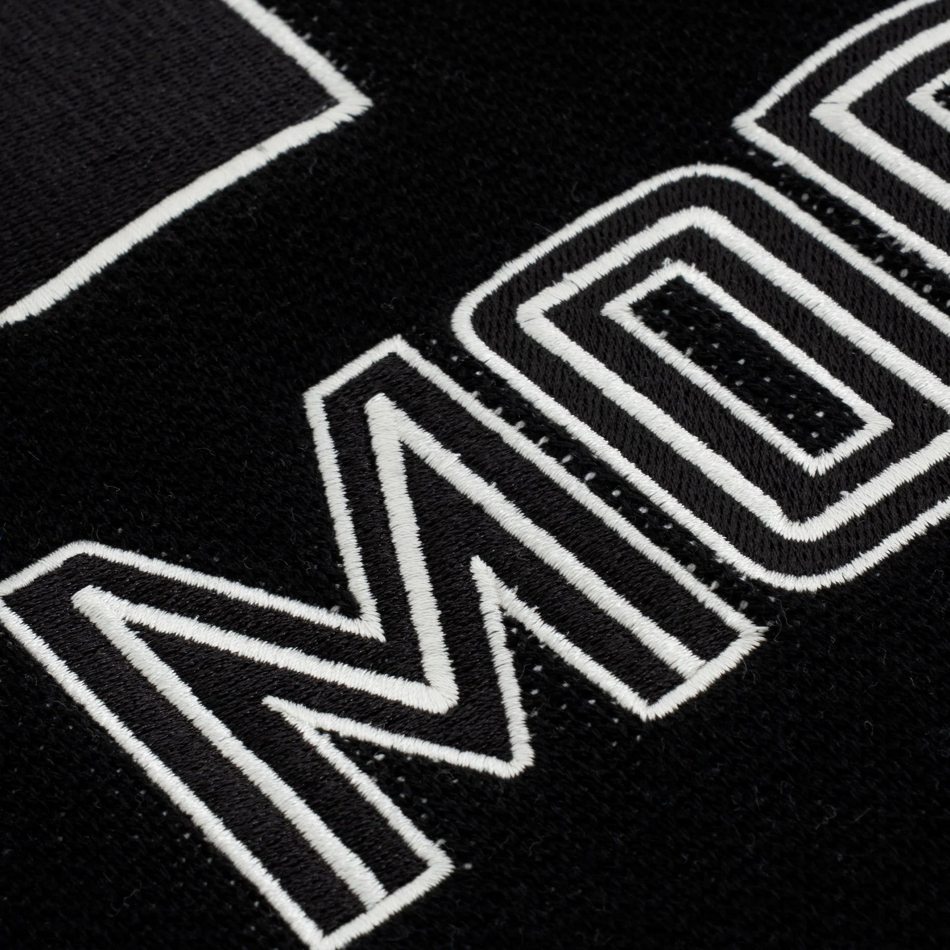 Monoic Fútbol Jersey Knit Manga Larga 'Negro'