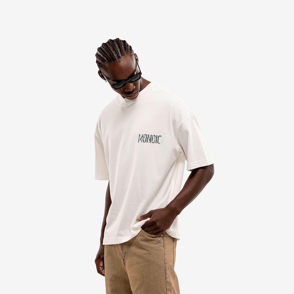 Monoic Camiseta Freedom - Blanco Hueso