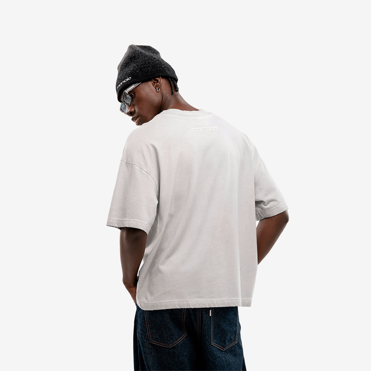 Monoic Camiseta Rush - Gris Desgastado