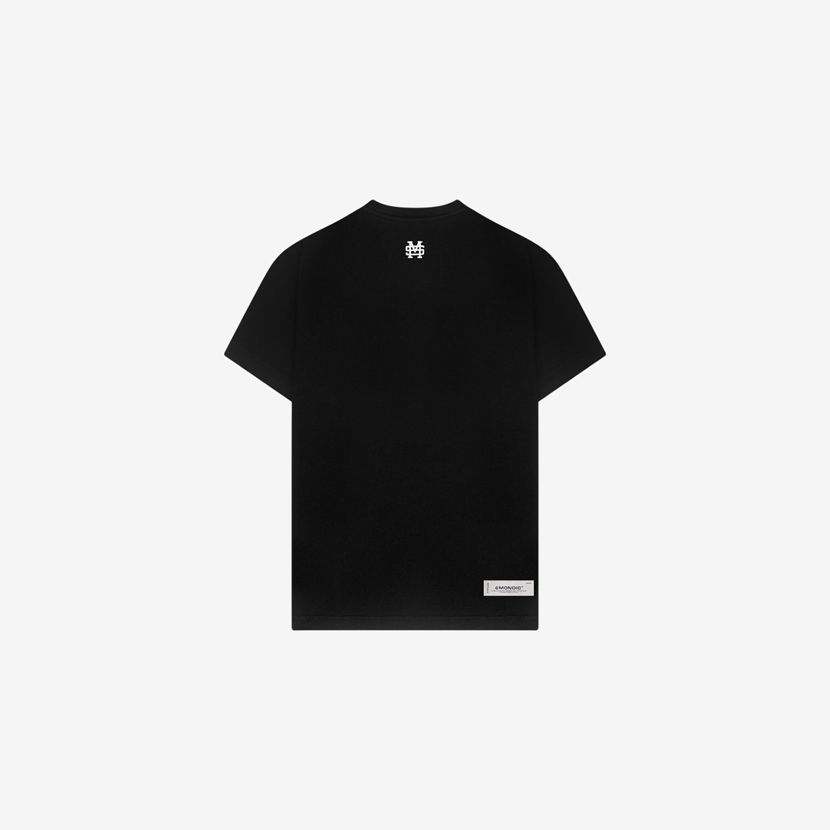 Monoic Camiseta Regular Fit Básica V2 'Negro Oscuro'