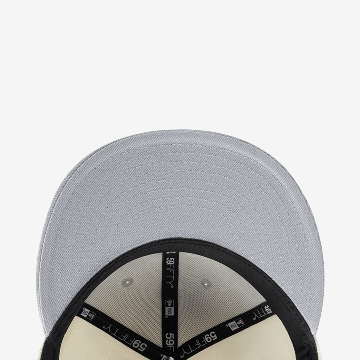 New York Yankees MLB Wooden 59FIFTY Closed White Cap