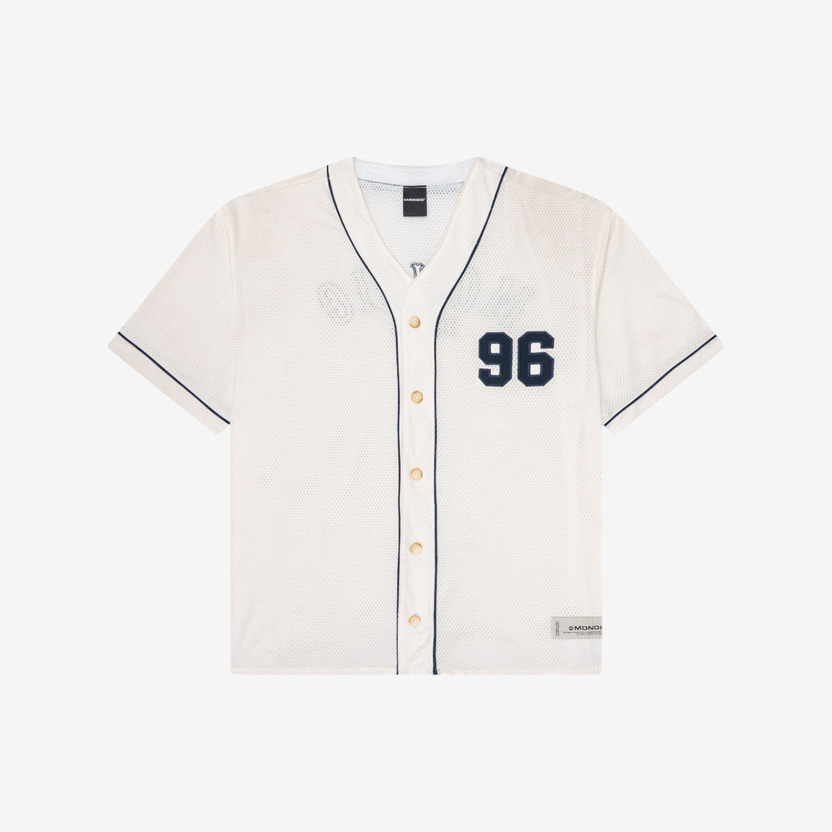 Monoic Baseball Jersey Blanco Hueso