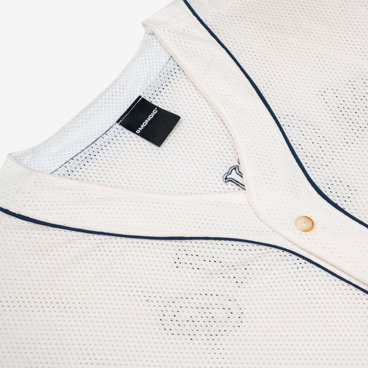 Monoic Baseball Jersey Blanco Hueso