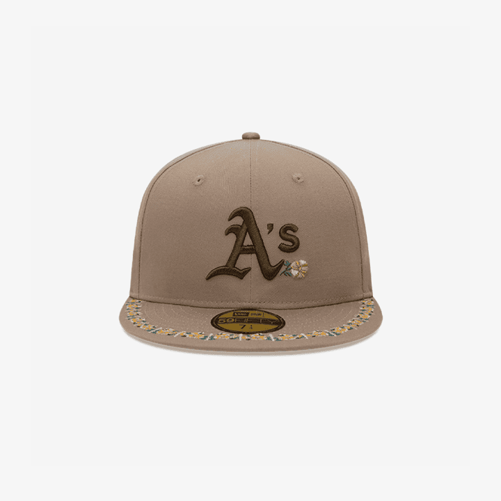 New Era Oakland Athletics Floral Border Collection 59FIFTY Cap