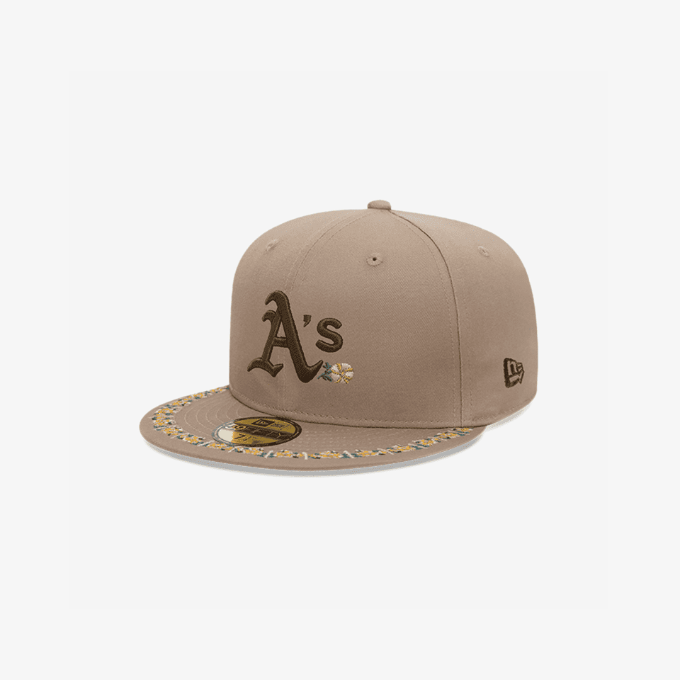 New Era Oakland Athletics Floral Border Collection 59FIFTY Cap