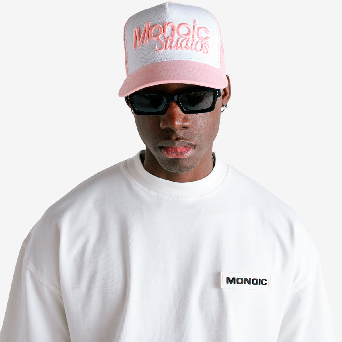 Gorra Monoic Studios - Rosado Pastel