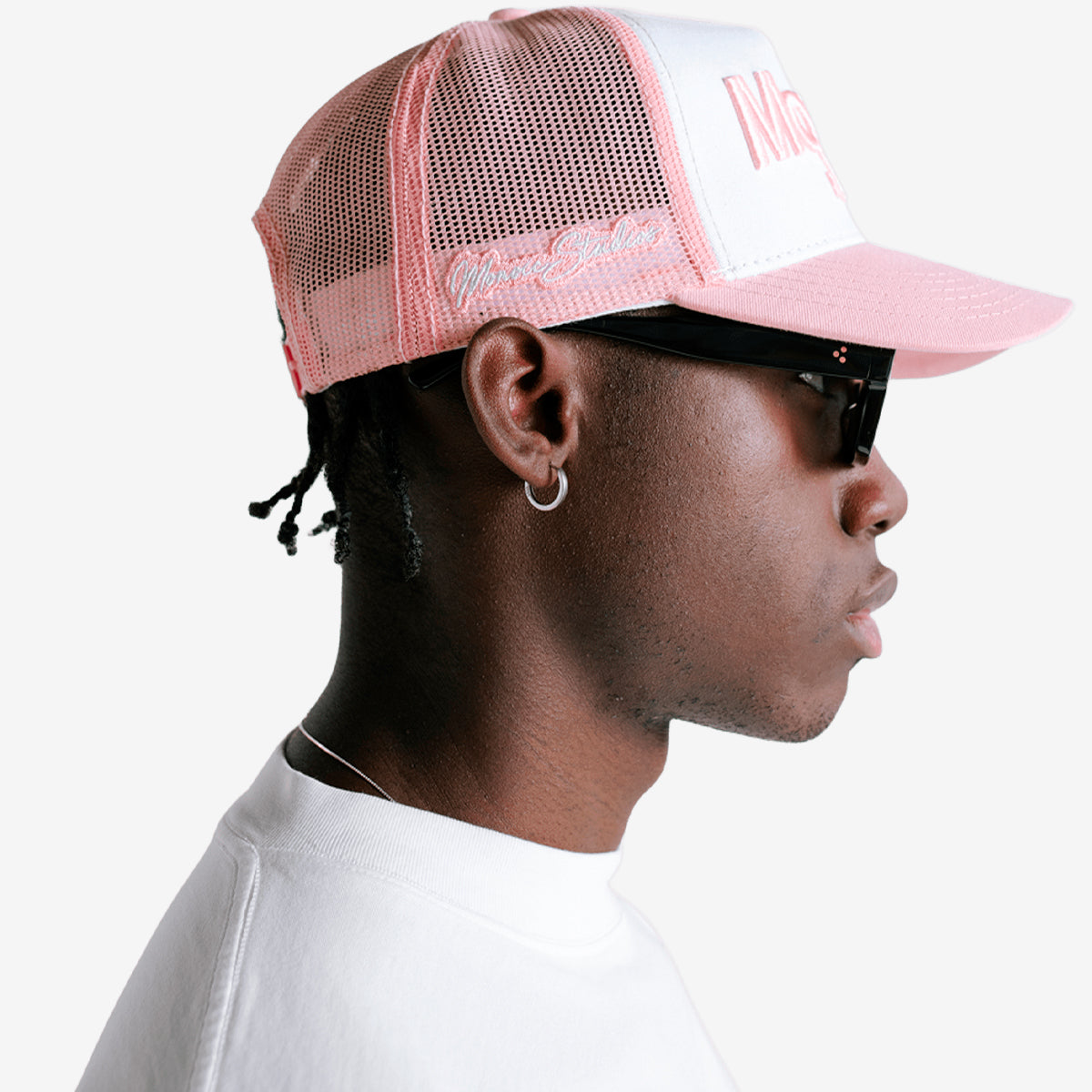 Gorra Monoic Studios - Rosado Pastel