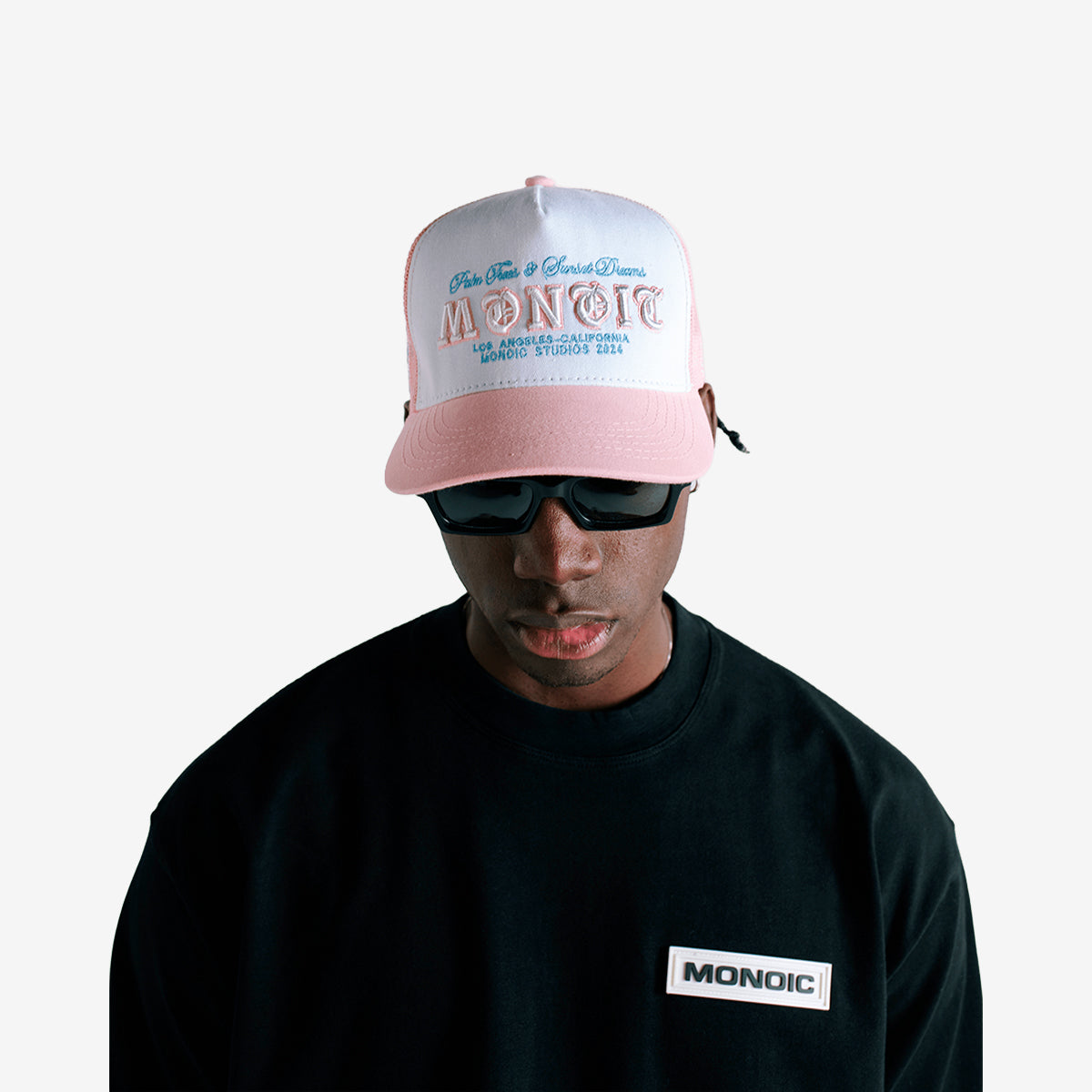 Monoic Gorra Palm Trees - Rosado Pastel