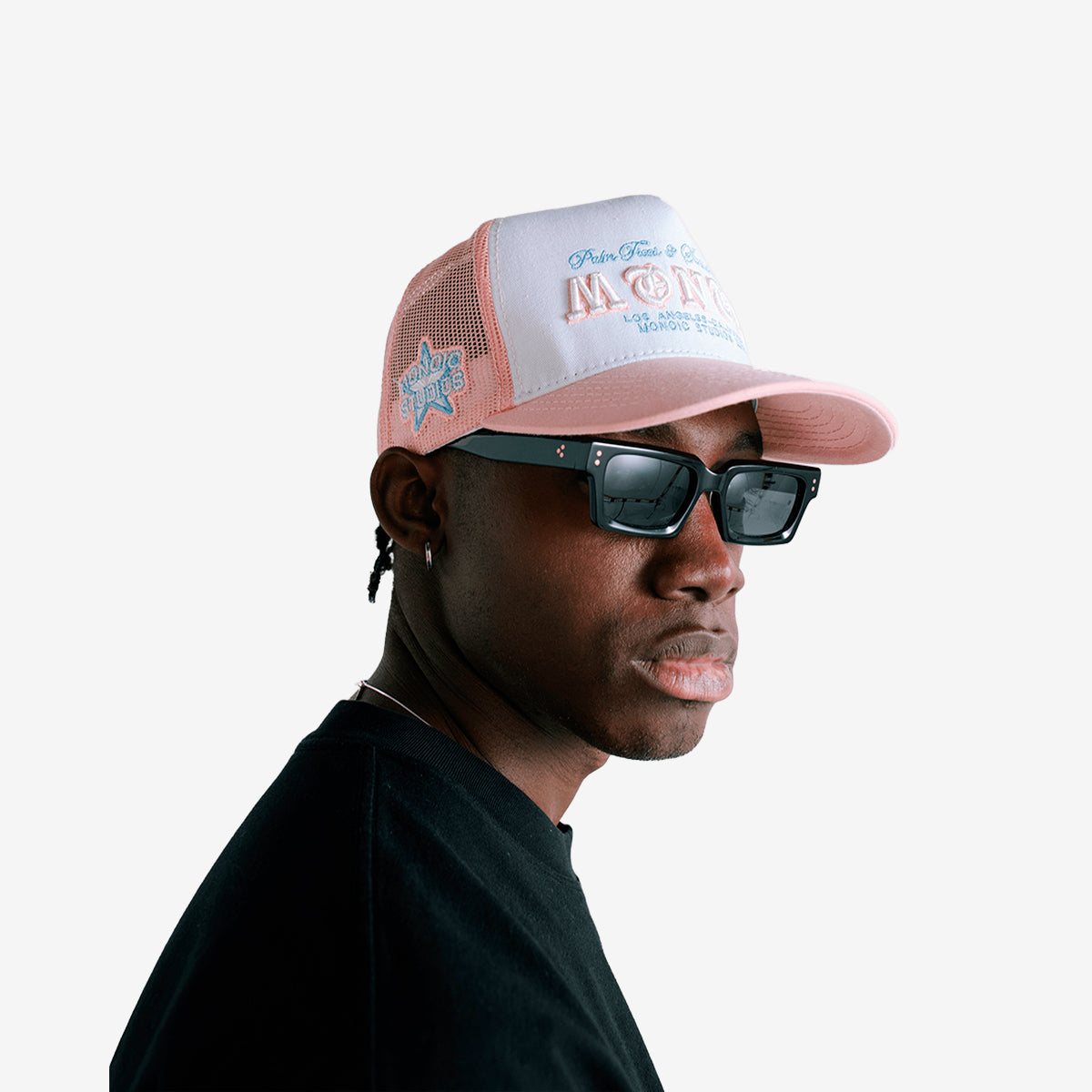 Monoic Gorra Palm Trees - Rosado Pastel