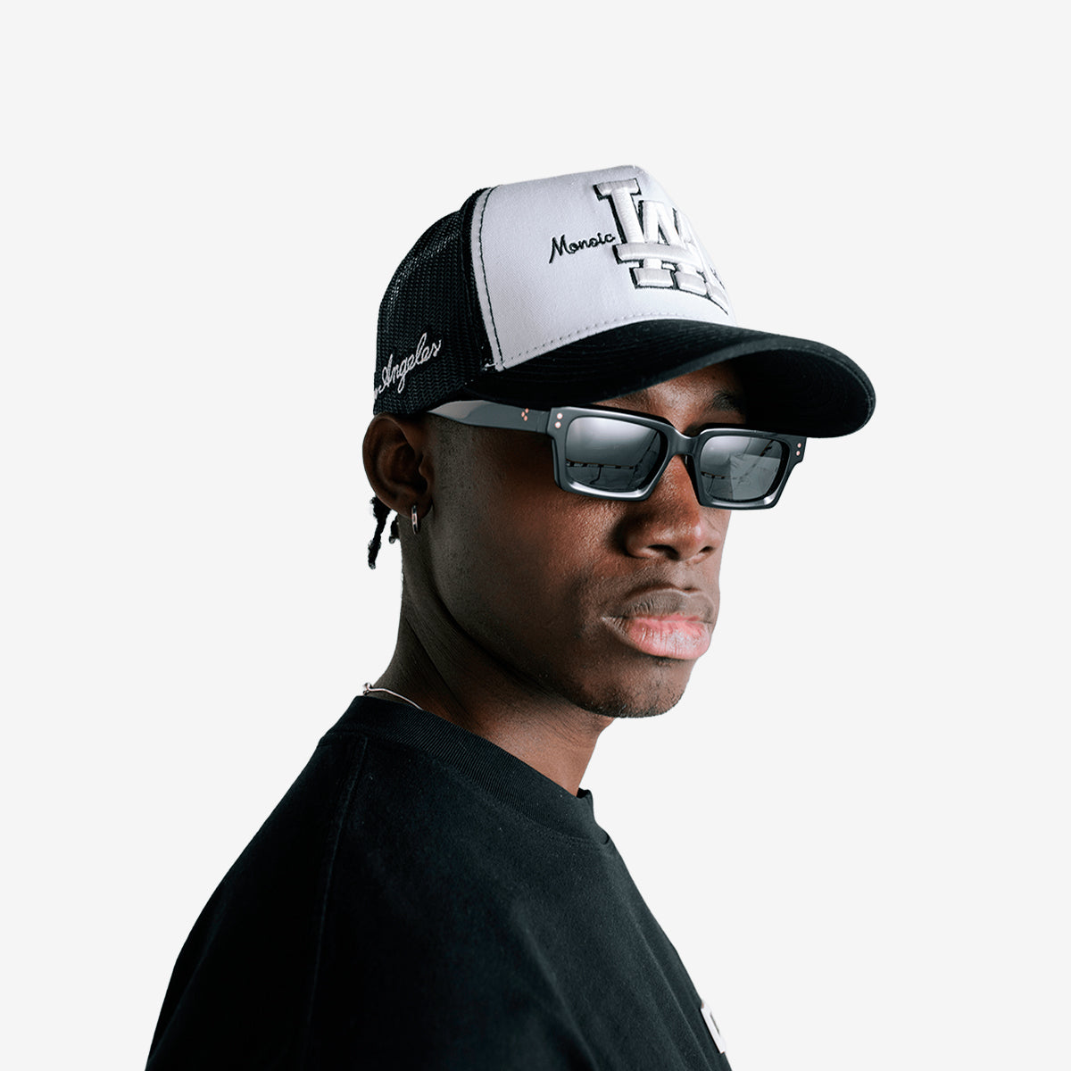 Monoic Gorra LM Studios - Blanco y Negro