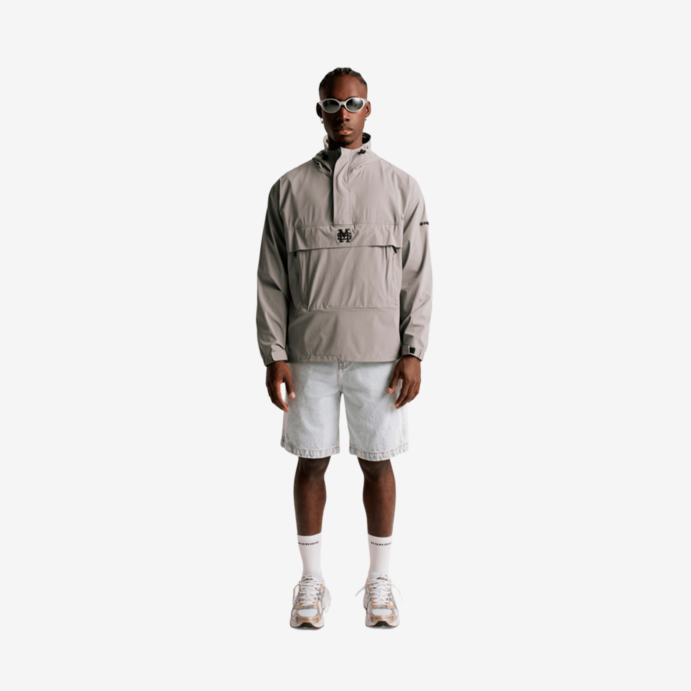 Monoic Windbreaker Jacket Gris