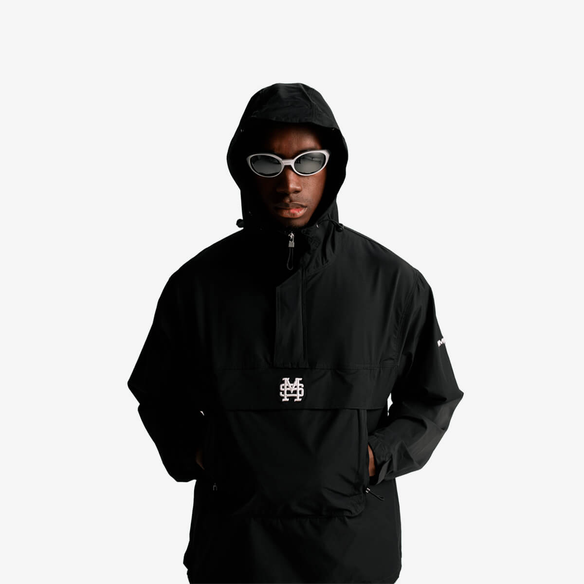 Monoic Windbreaker Jacket Negro Oscuro