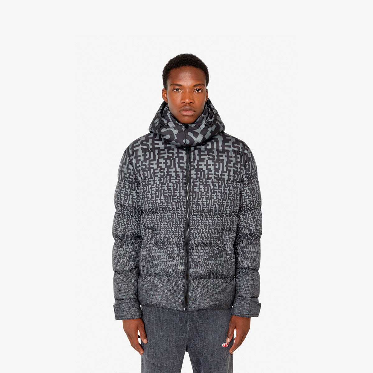 Diesel Chaqueta Invierno W-Step-Mon Giacca 'Grey'