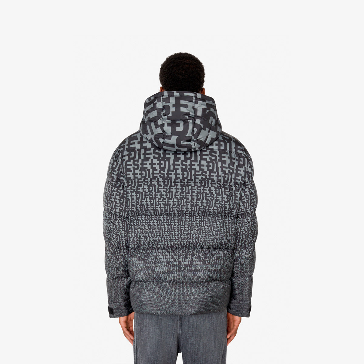 Diesel Chaqueta Invierno W-Step-Mon Giacca 'Grey'