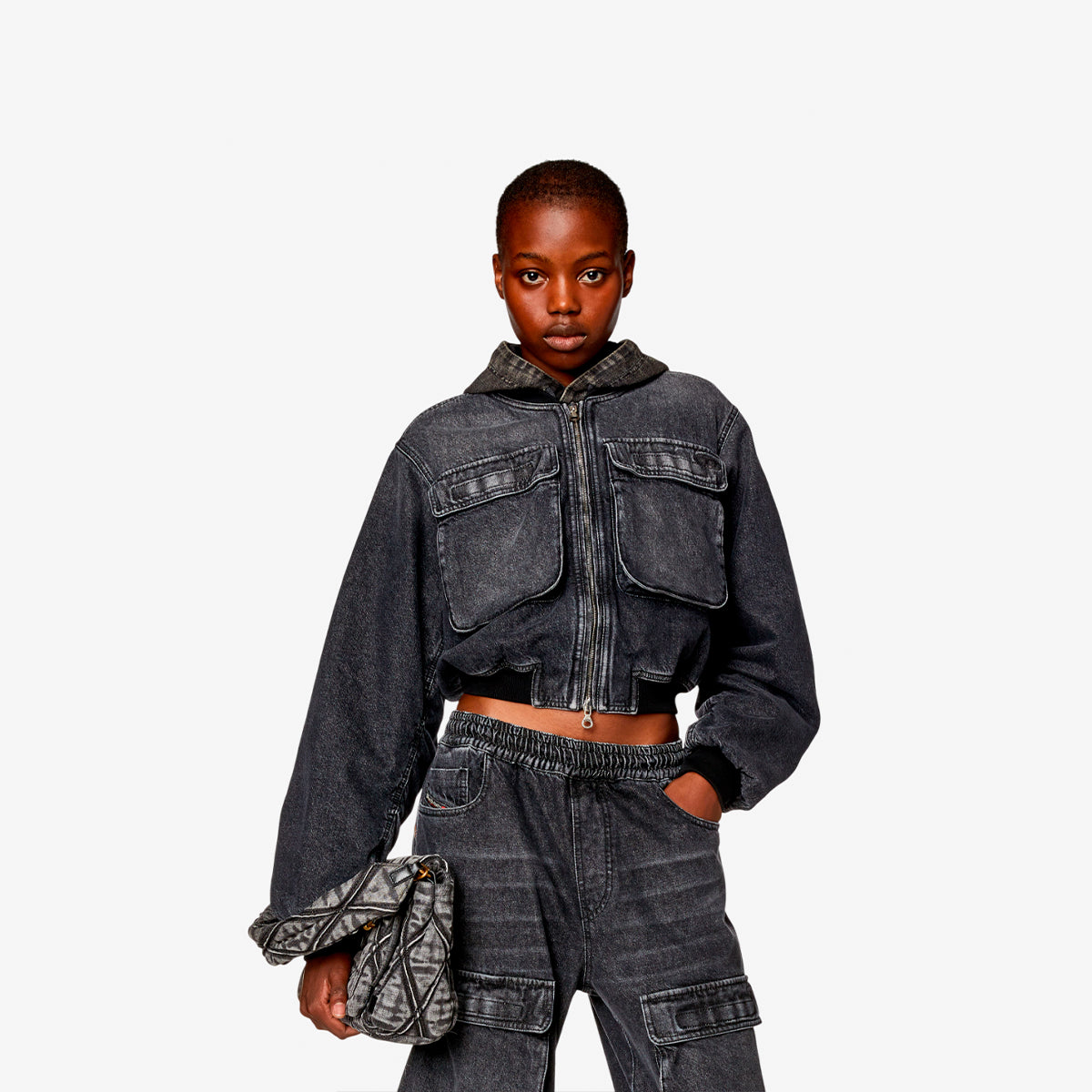 Women's Diesel Chaqueta Denim De-Khlo-S