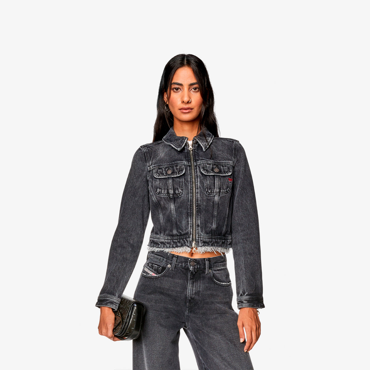 Women's Diesel Chaqueta Denim De-Slimmy-ZS