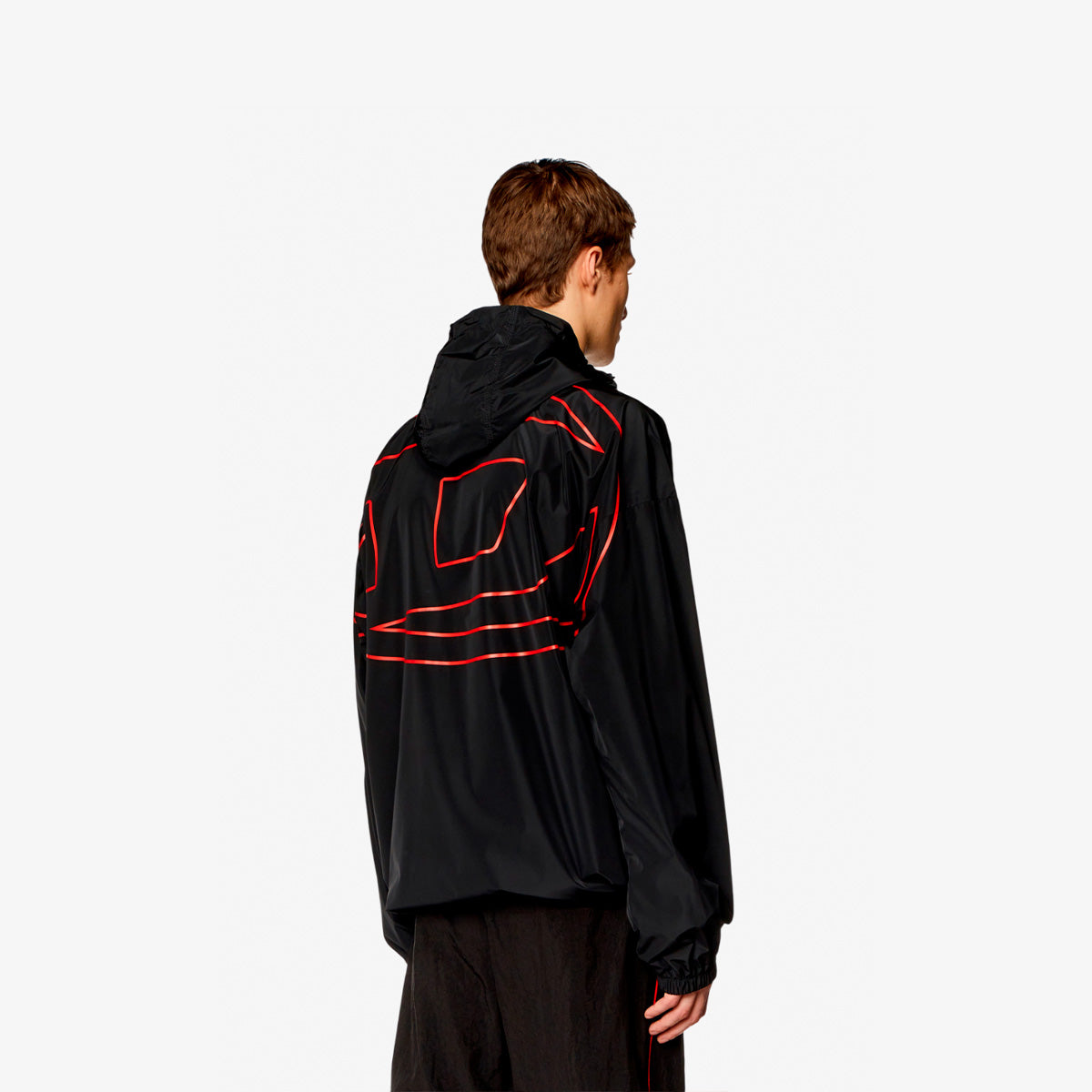 Diesel Chaqueta Rompe Vientos J-Clog 'Black'