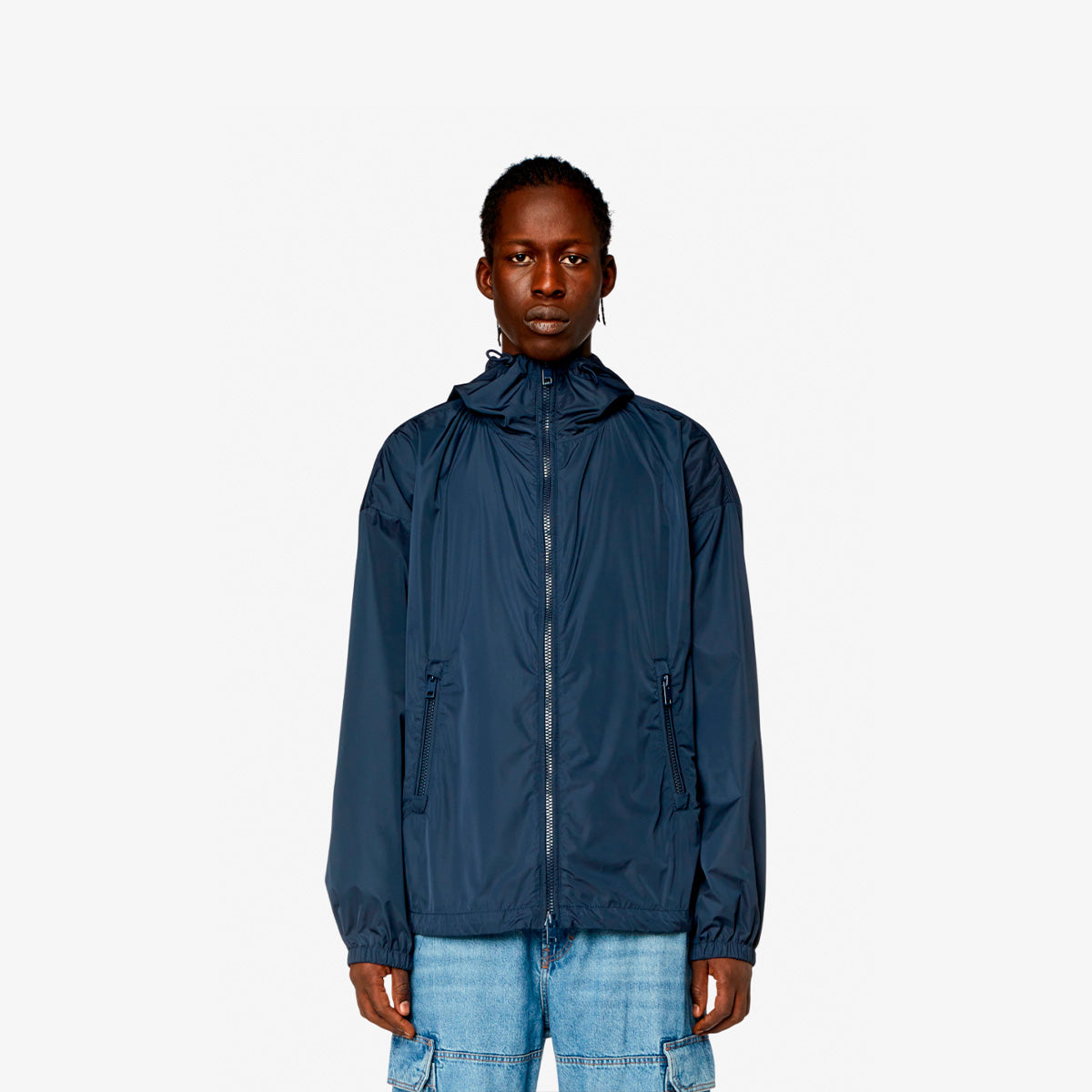 Diesel Chaqueta Rompe Vientos J-Clog 'Blue'