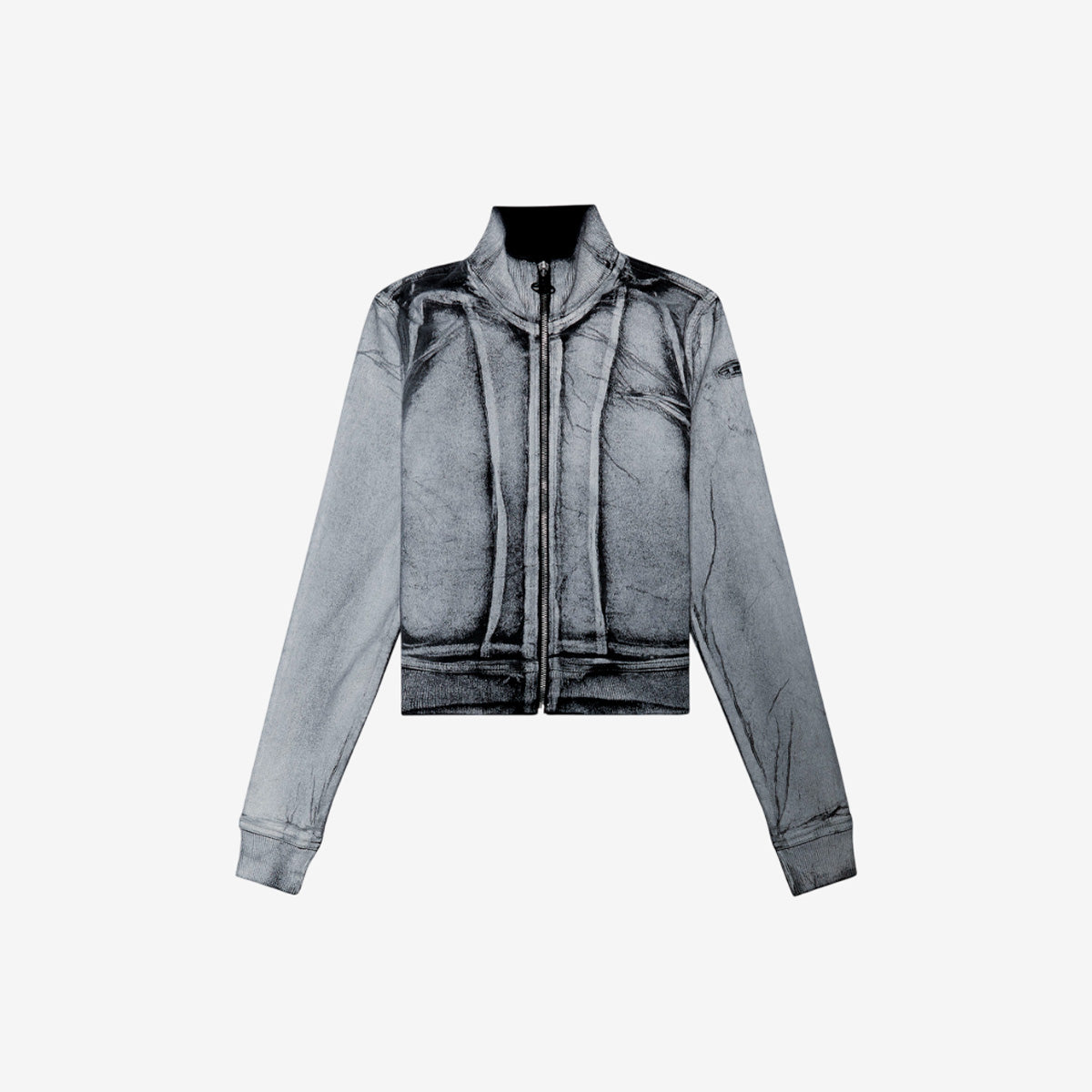 Women's Diesel Sudadera con cremallera de Track Denim D-Emy-S Track