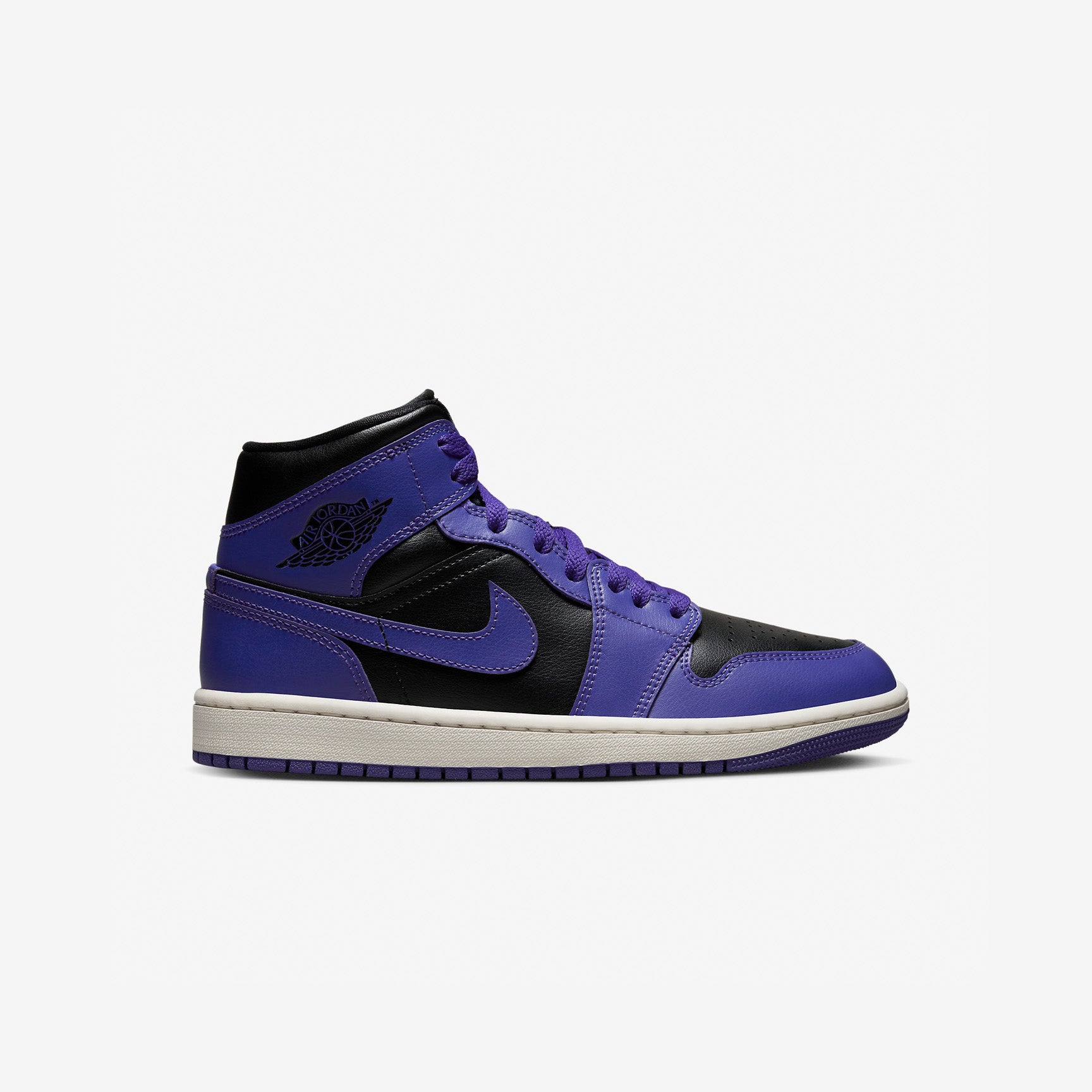 Air Jordan 1 Mid Purple Black | Broken Chains