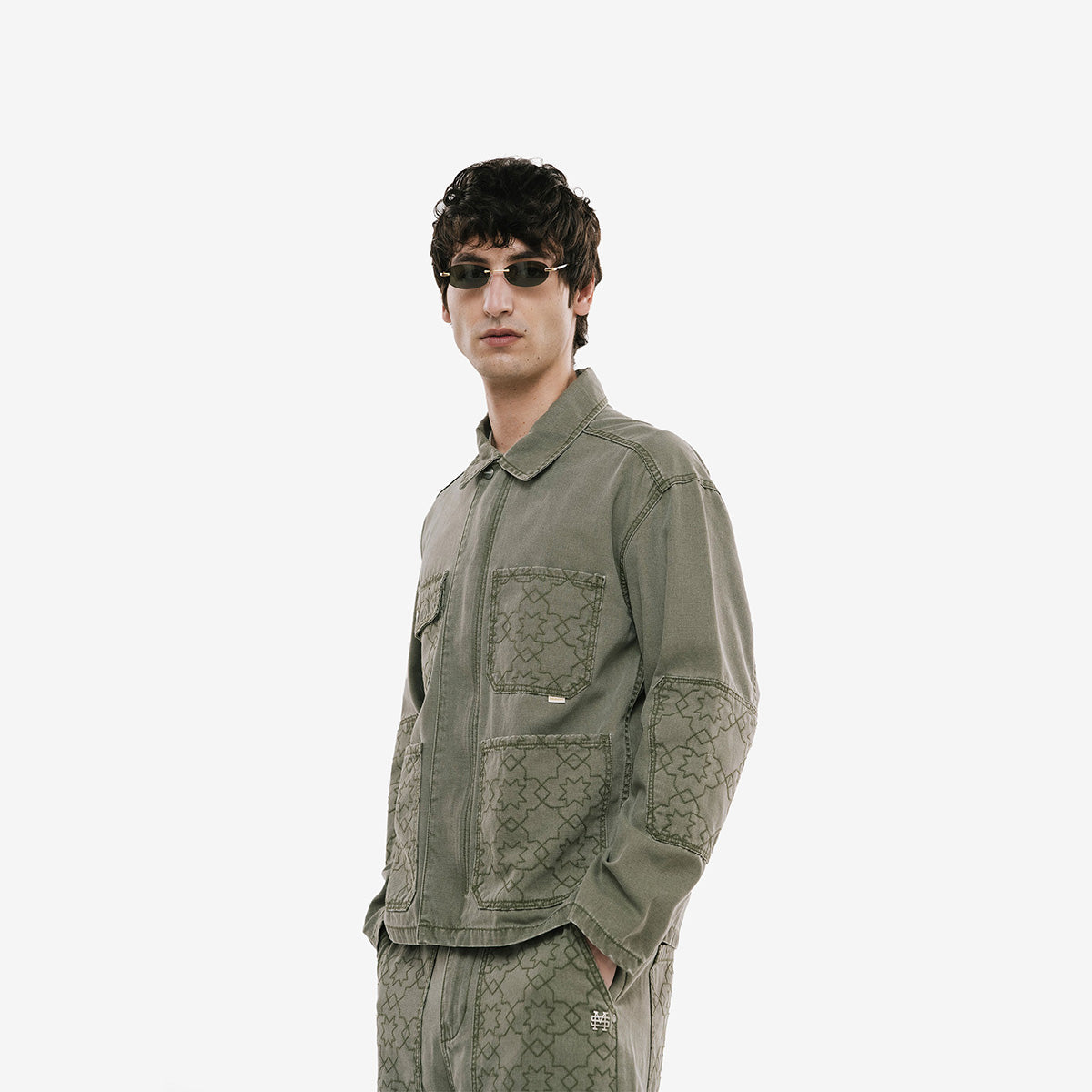 Monoic Chore Drill Jacket 'Verde Oliva'