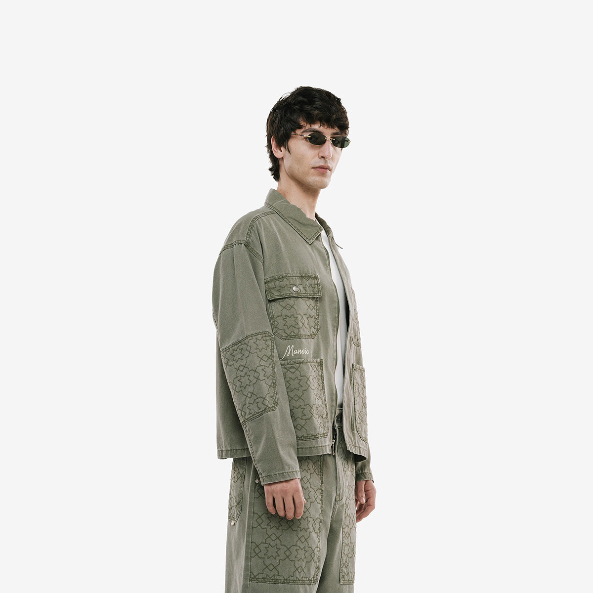 Monoic Chore Drill Jacket 'Verde Oliva'