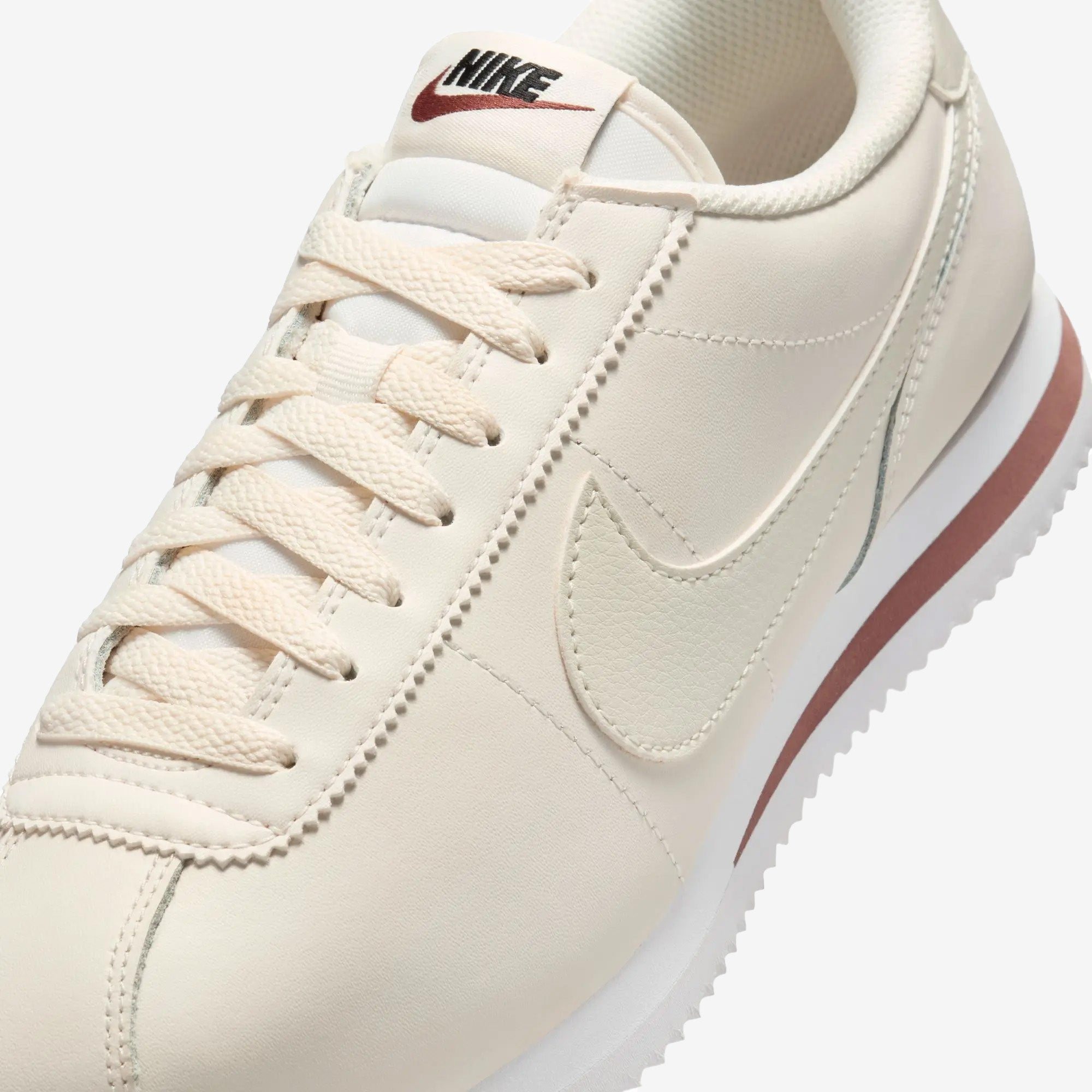 W Nike Cortez Leather Phantom Light Bone | Broken Chains