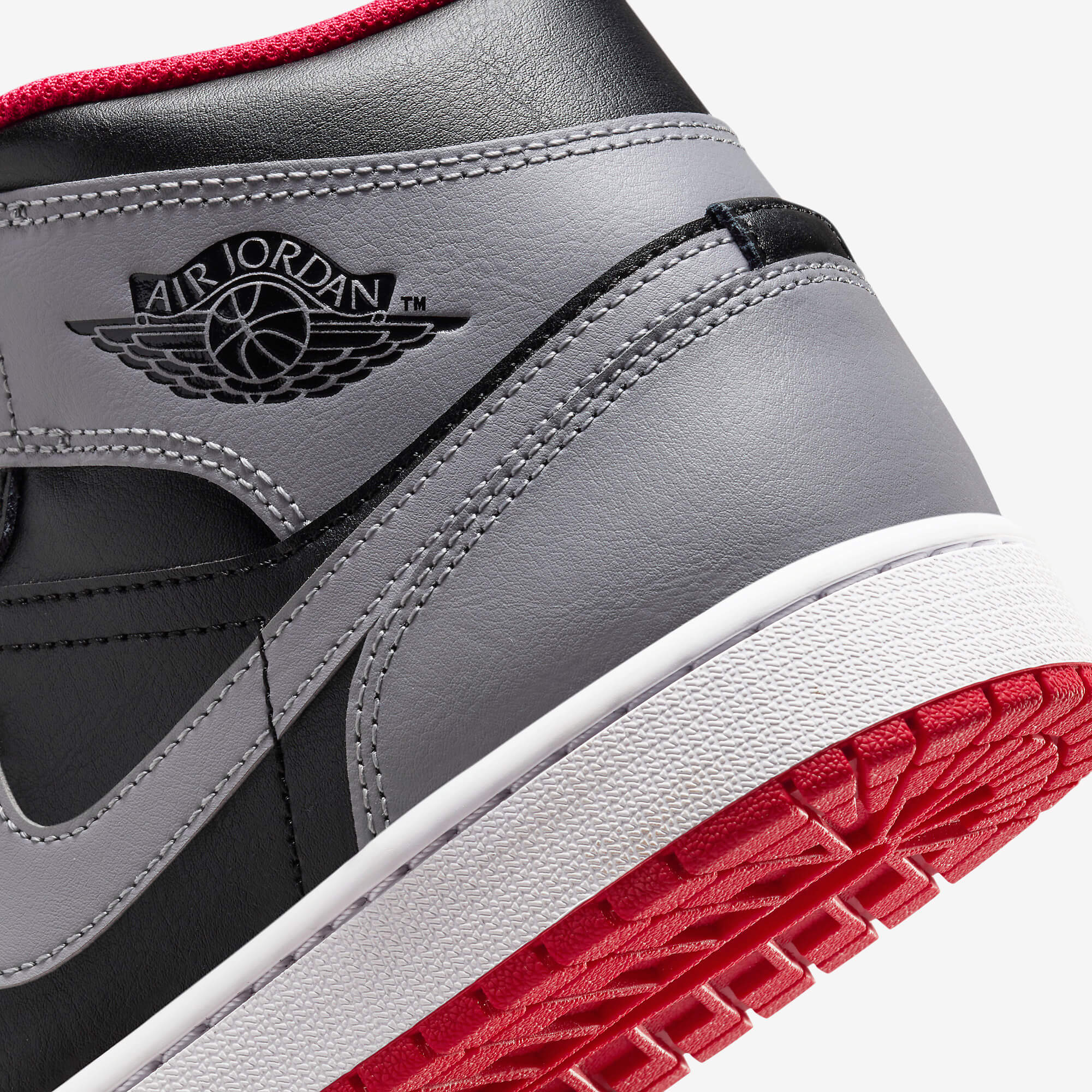 Air Jordan 1 Mid Bred Shadow para hombre Broken Chains