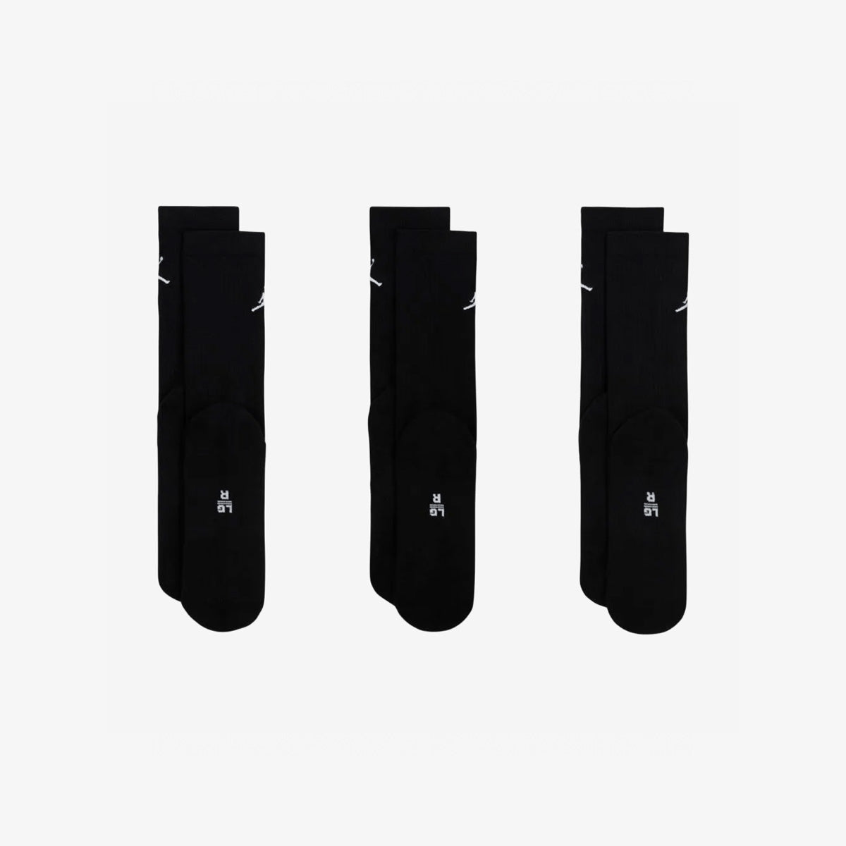 Air Jordan Everyday Max Crew 3-Pack 'Black'