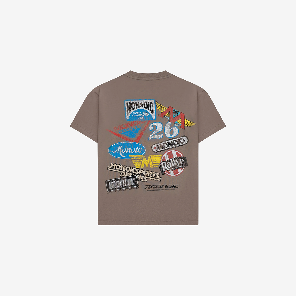 Camiseta Oversized Sponsors Sand