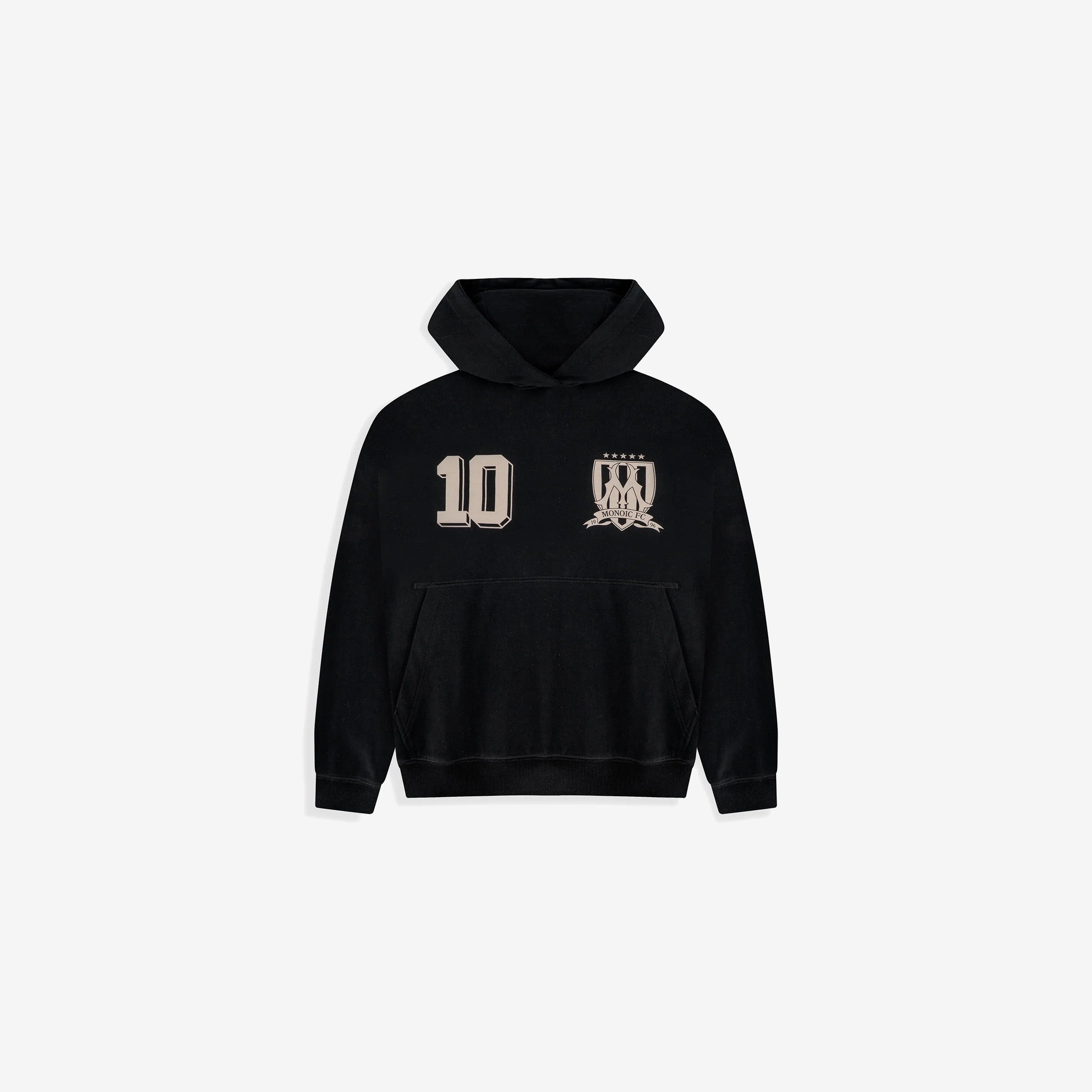Monoic Hoodie Oversized MONOIC F.C 'Negro Oscuro'