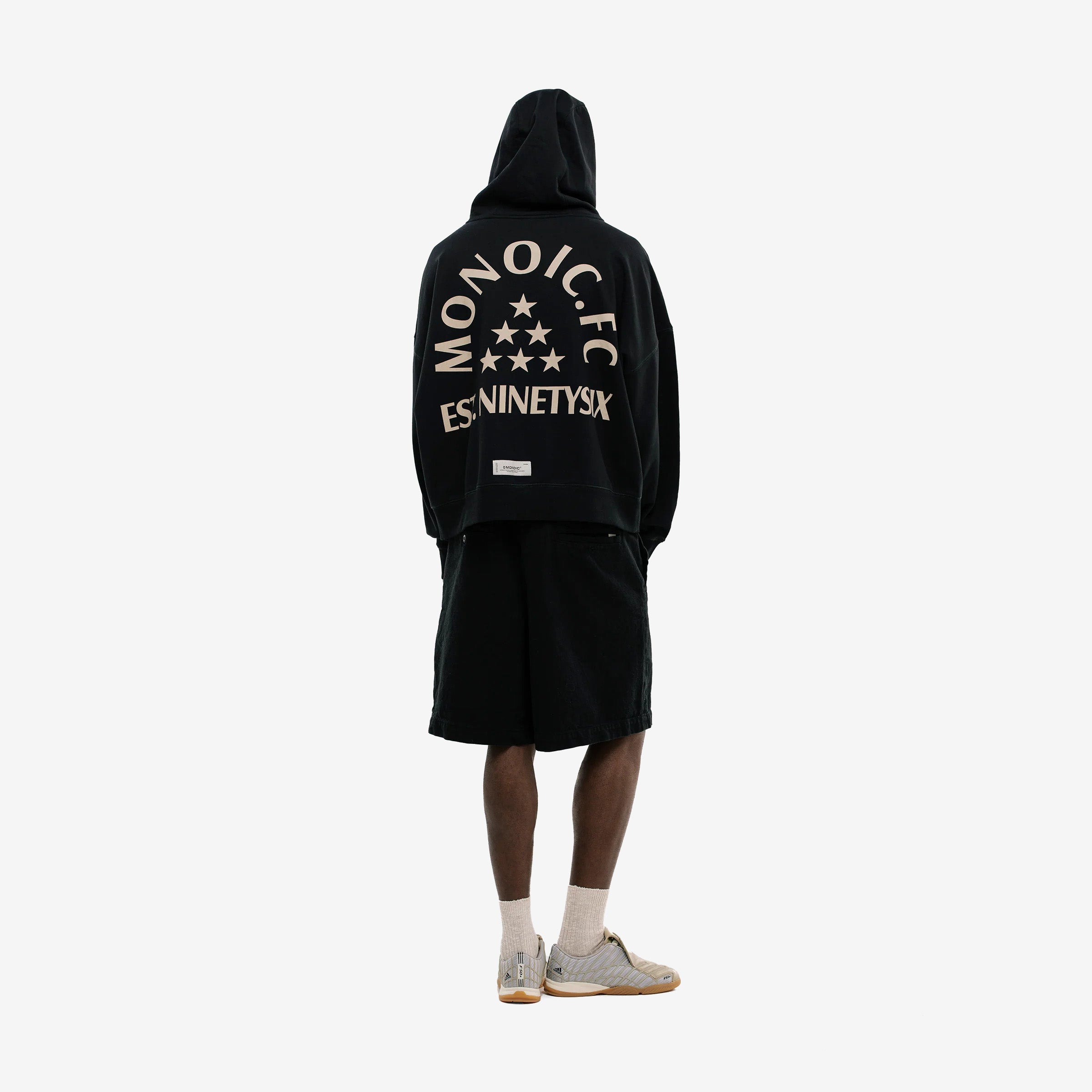 Monoic Hoodie Oversized MONOIC F.C 'Negro Oscuro'