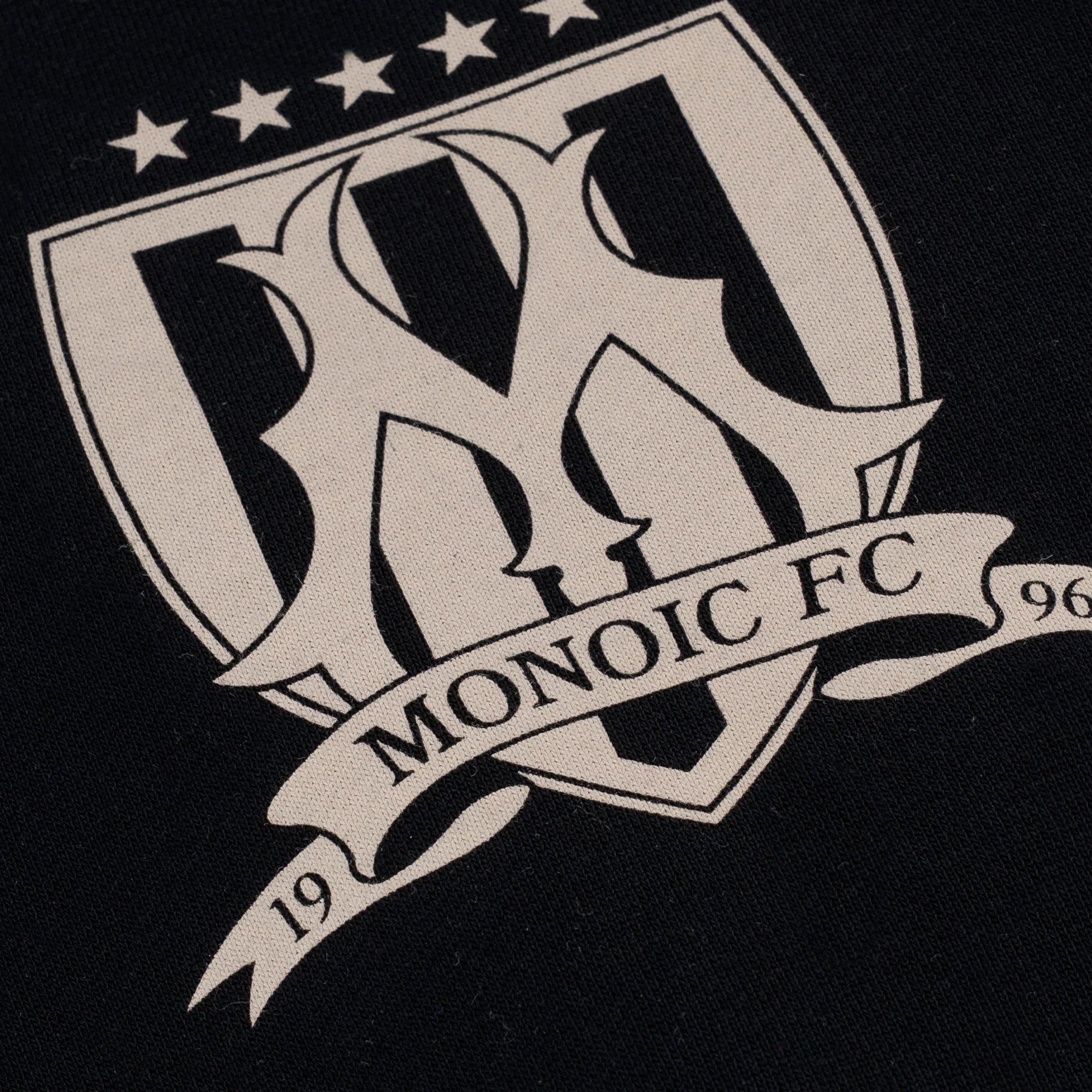 Monoic Hoodie Oversized MONOIC F.C 'Negro Oscuro'
