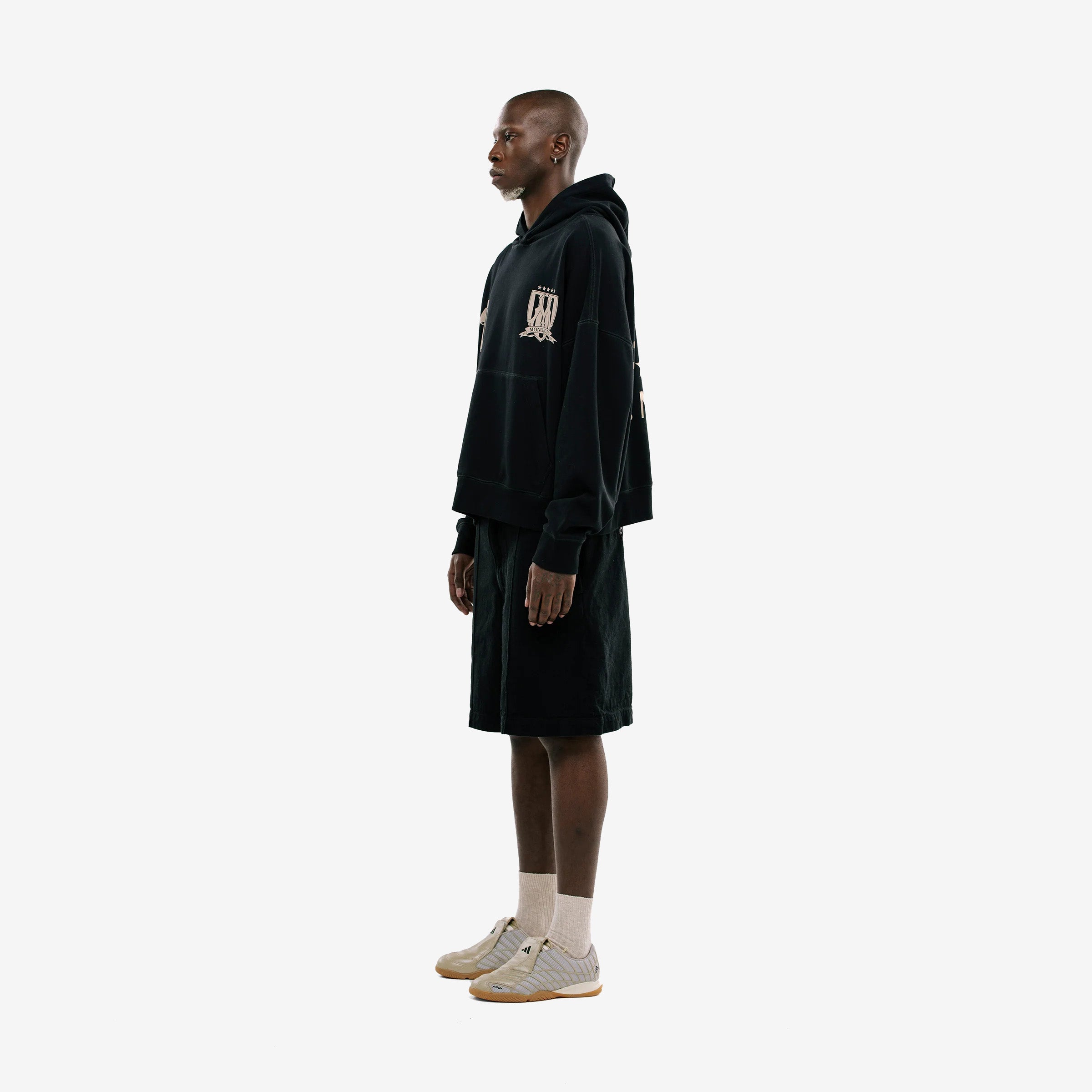 Monoic Hoodie Oversized MONOIC F.C 'Negro Oscuro'