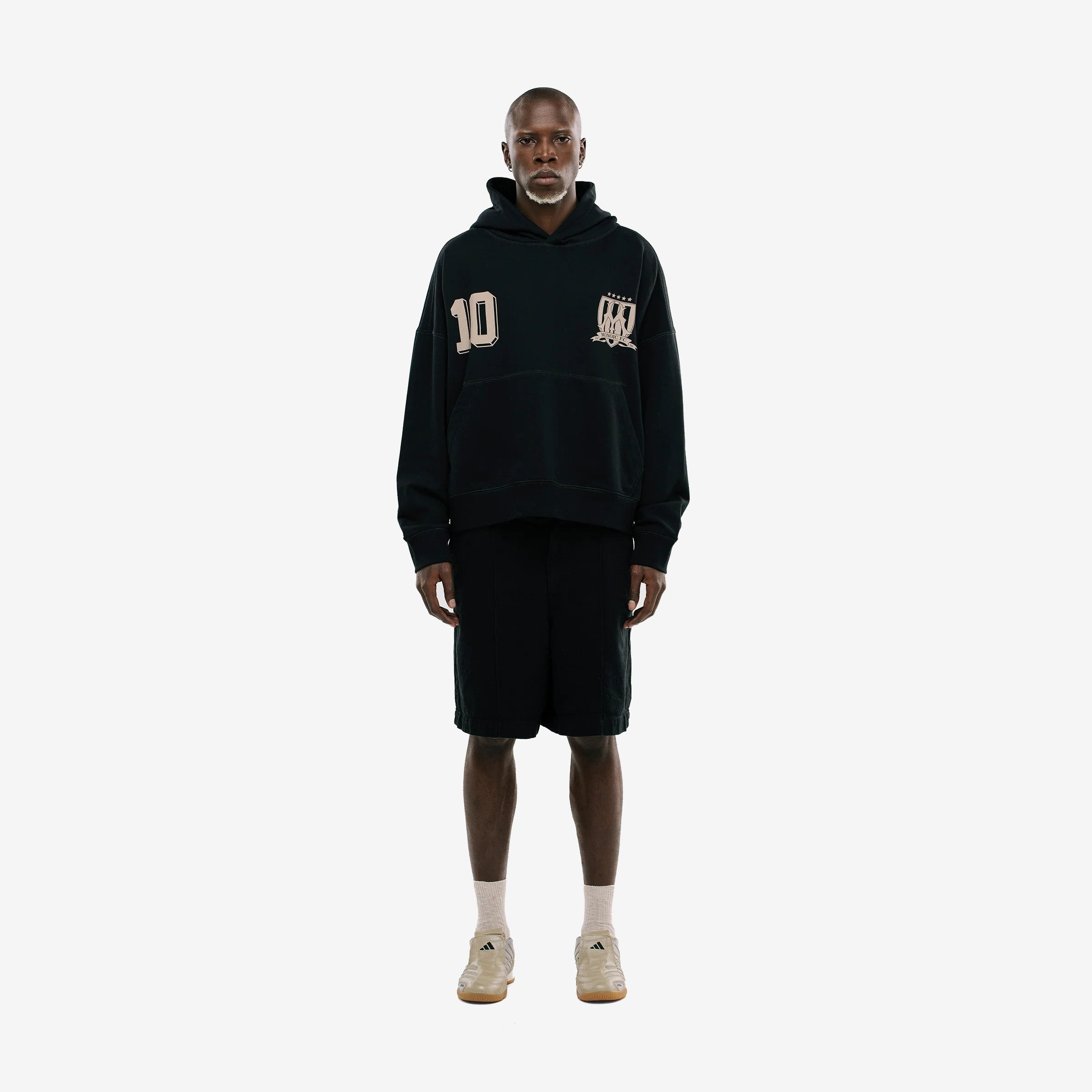 Monoic Hoodie Oversized MONOIC F.C 'Negro Oscuro'