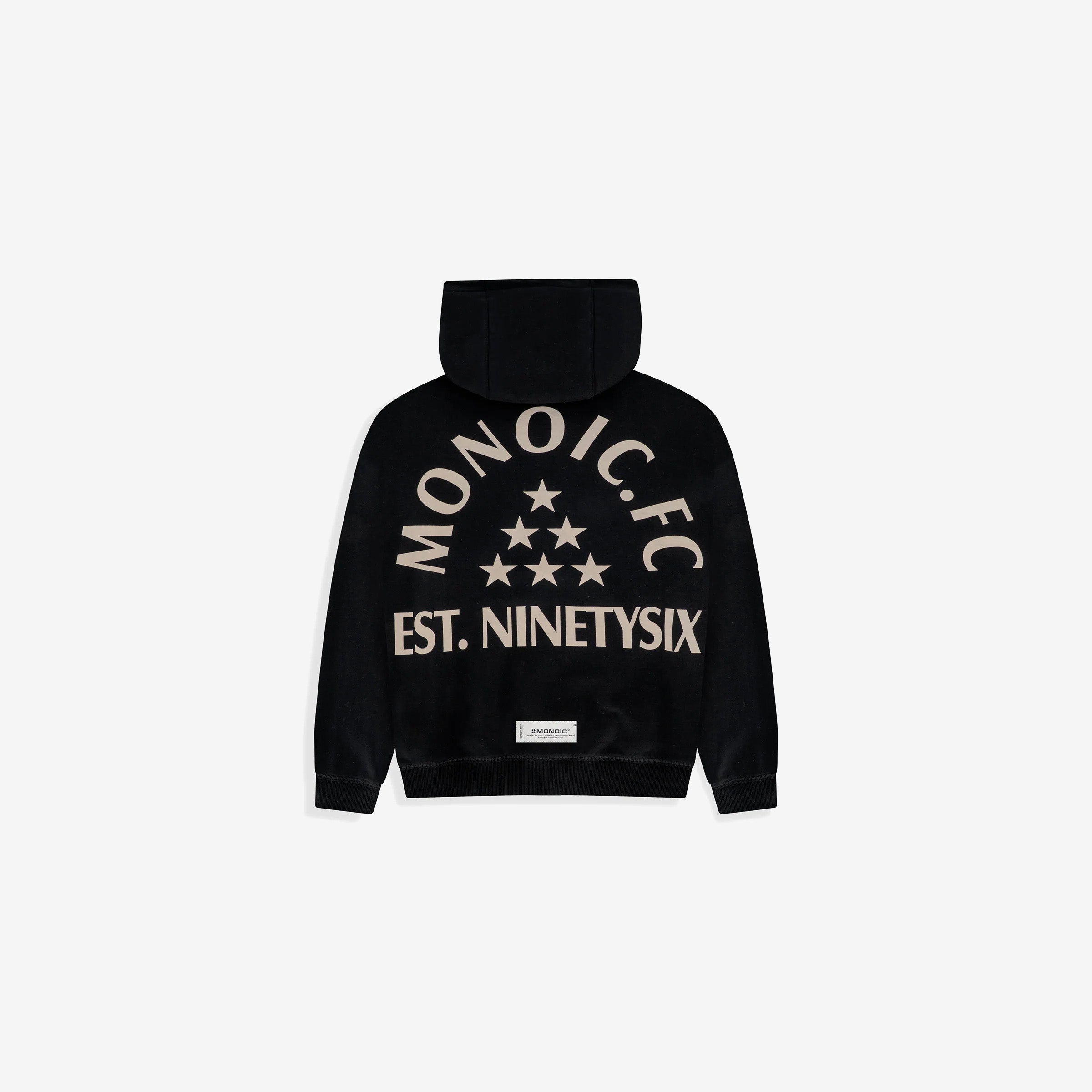 Monoic Hoodie Oversized MONOIC F.C 'Negro Oscuro'