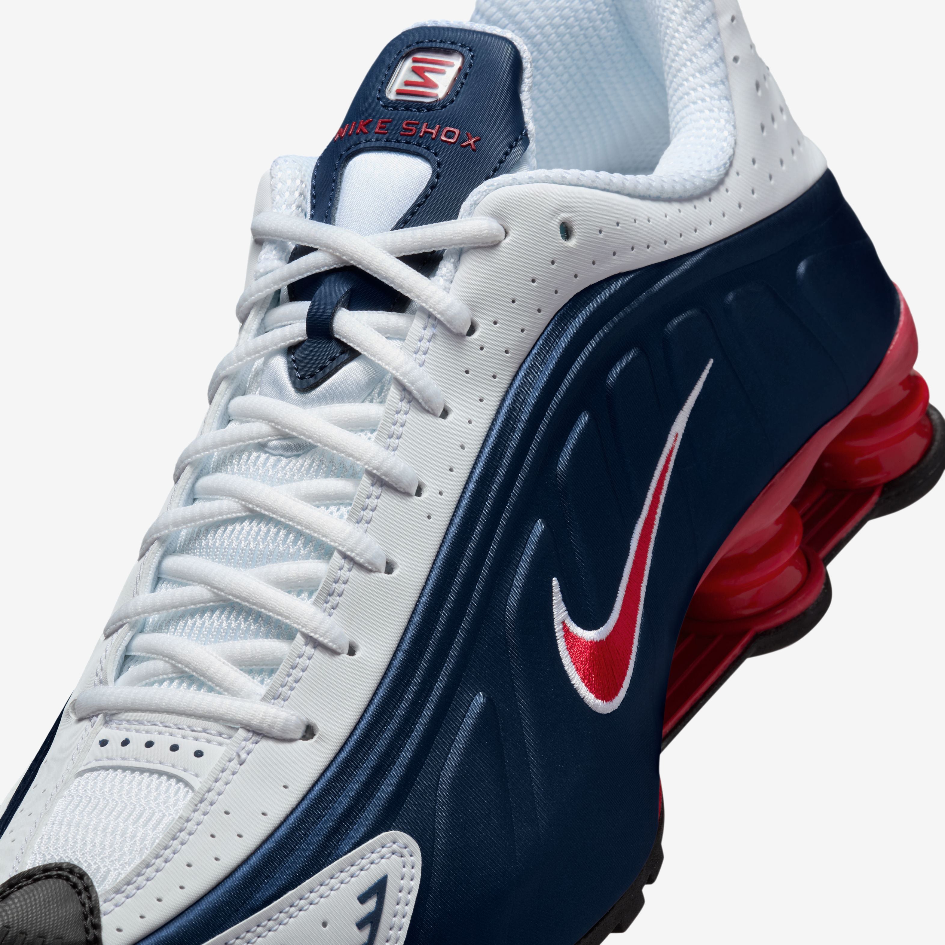 Nike Shox R4 USA 'Midnight Navy Red'