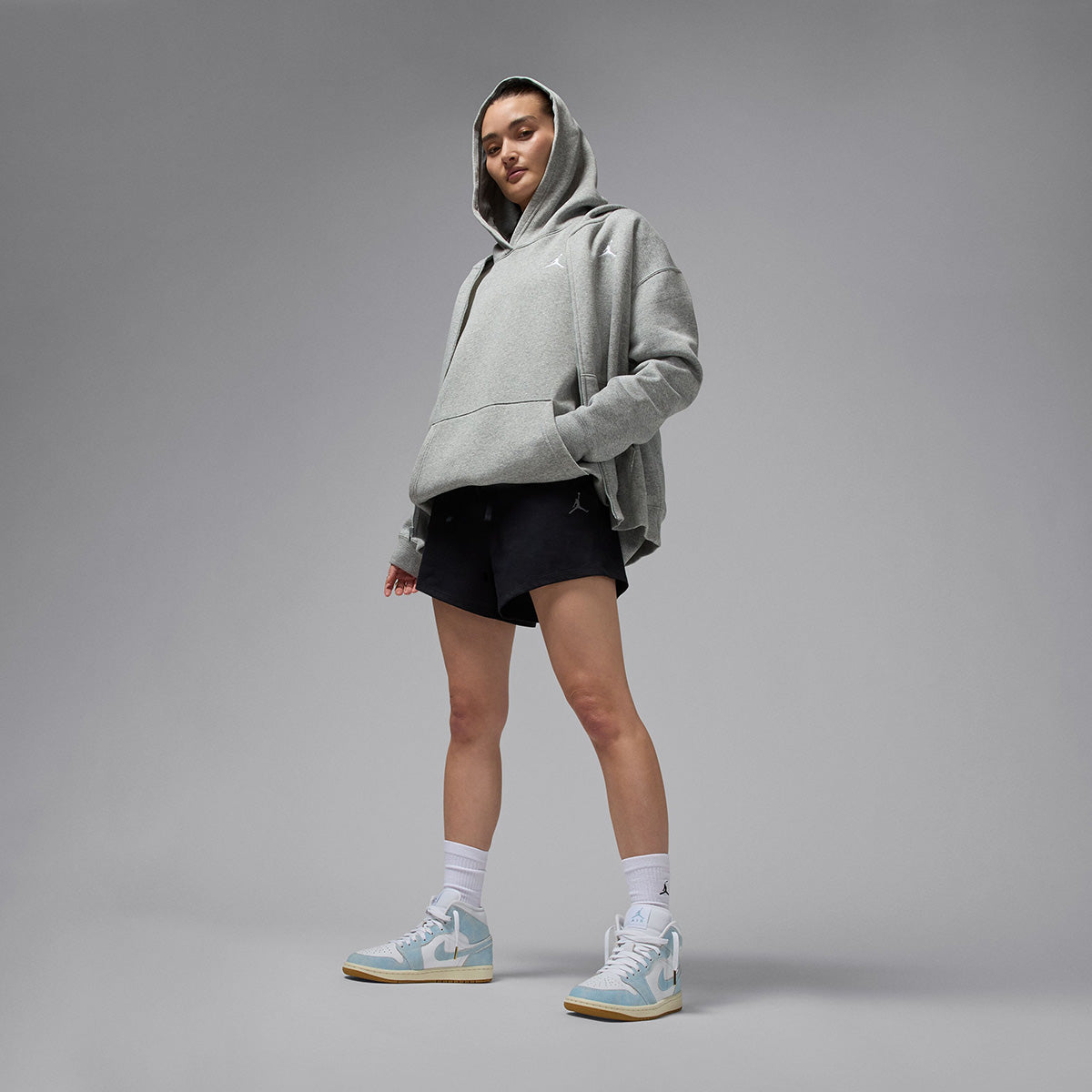 Women's  Jordan 1 Mid SE 'Denim Worn Blue'