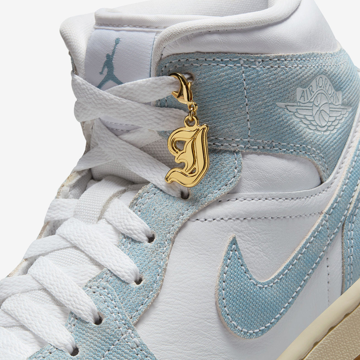 Women's  Jordan 1 Mid SE 'Denim Worn Blue'