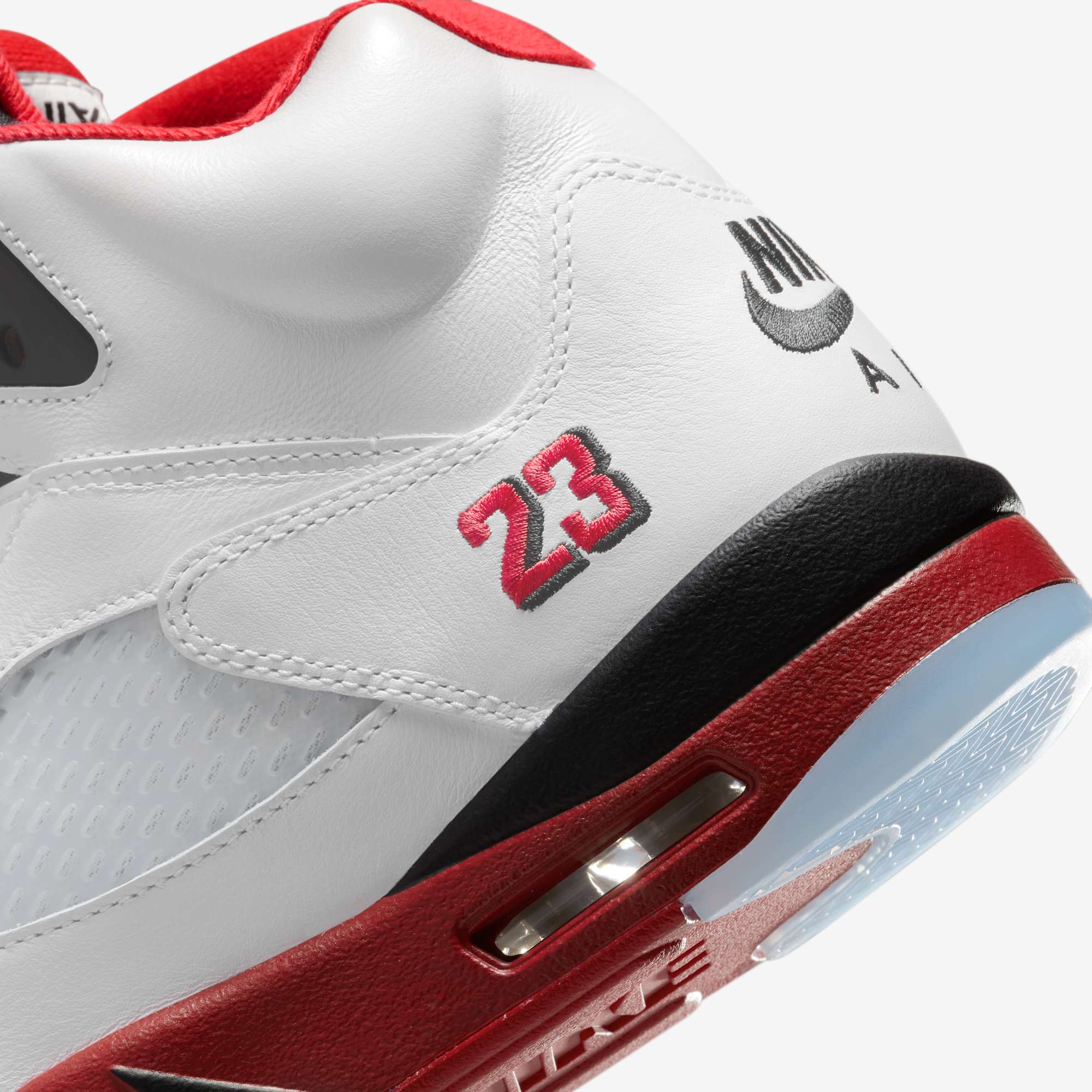 Air Jordan 5 Fire Red 'Black Tongue'