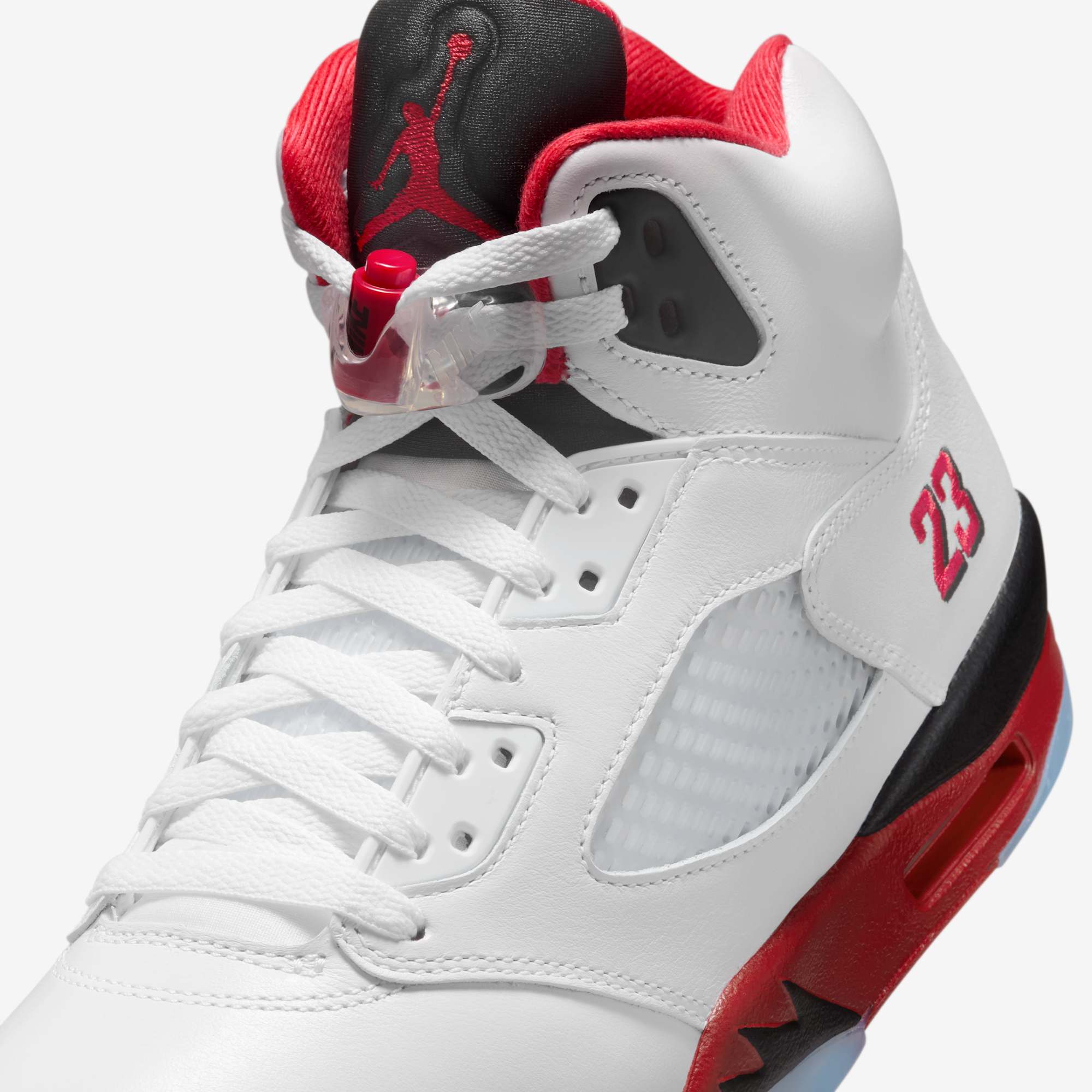 Air Jordan 5 Fire Red 'Black Tongue'