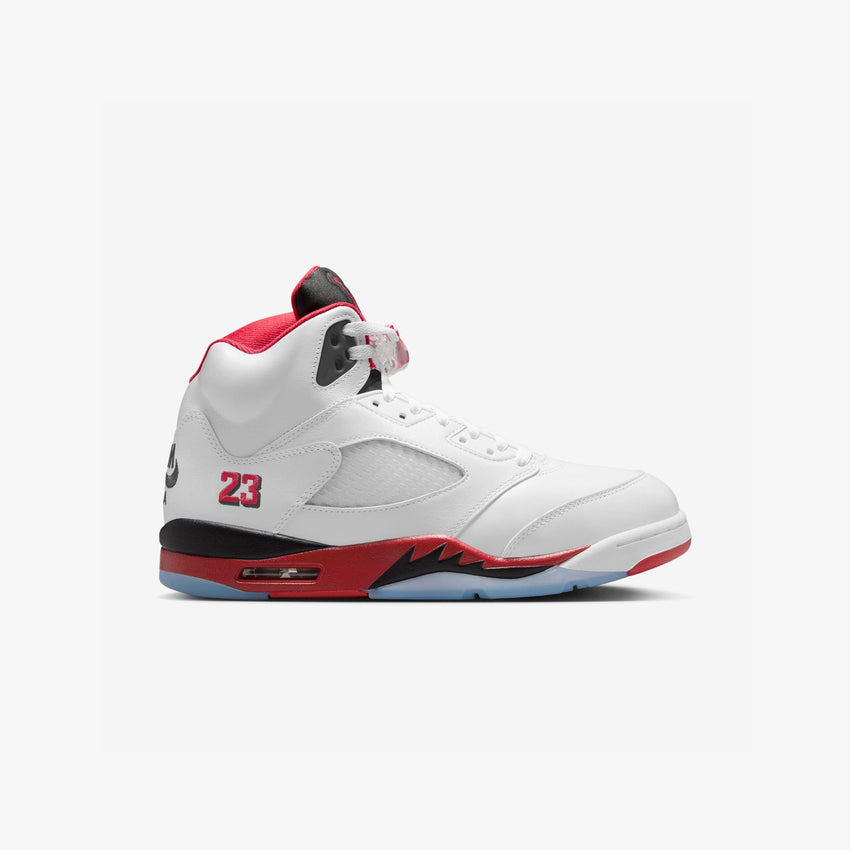  Air Jordan 5 Fire Red 'Black Tongue'
