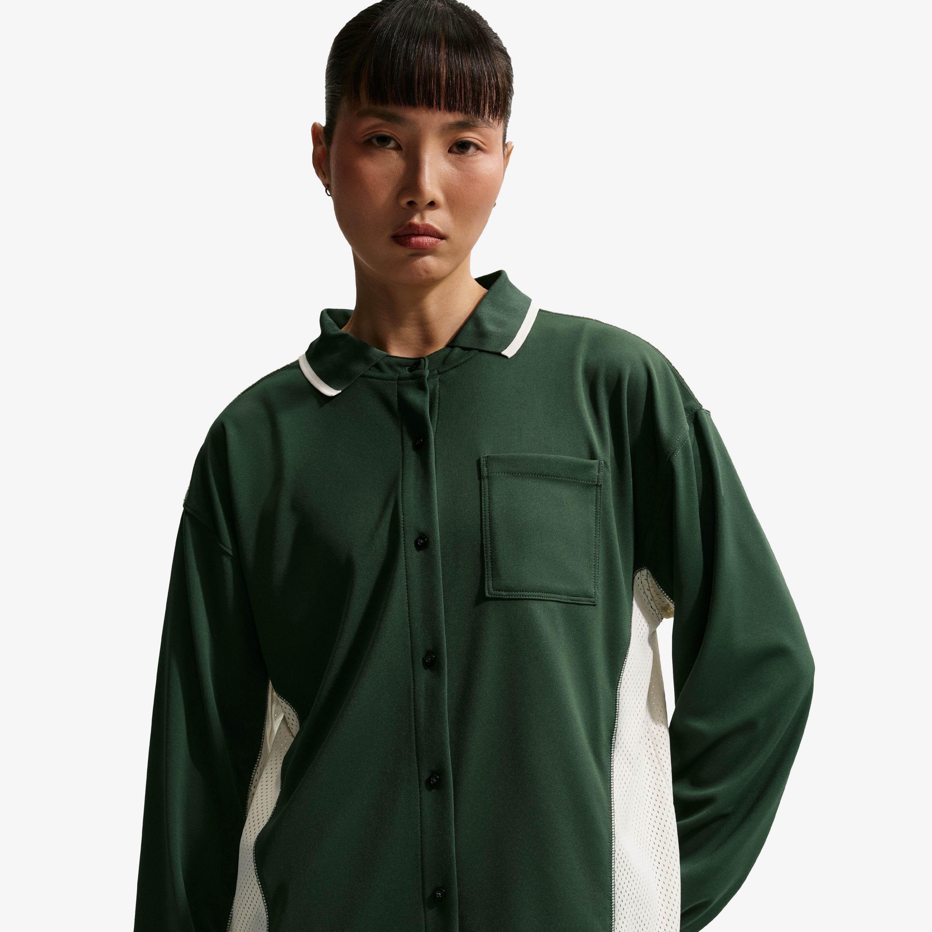 Women's Nike Button Down Jersey Top